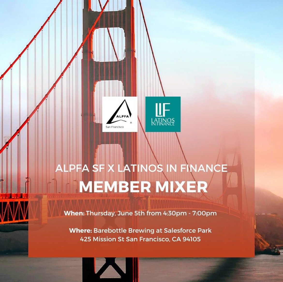 Alpfa SF x Latinos in Finance Member Mixer