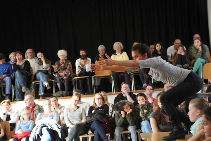 School Performances of Klasse with students at the Ida Ehre School, Hamburg, Germany, May 2015