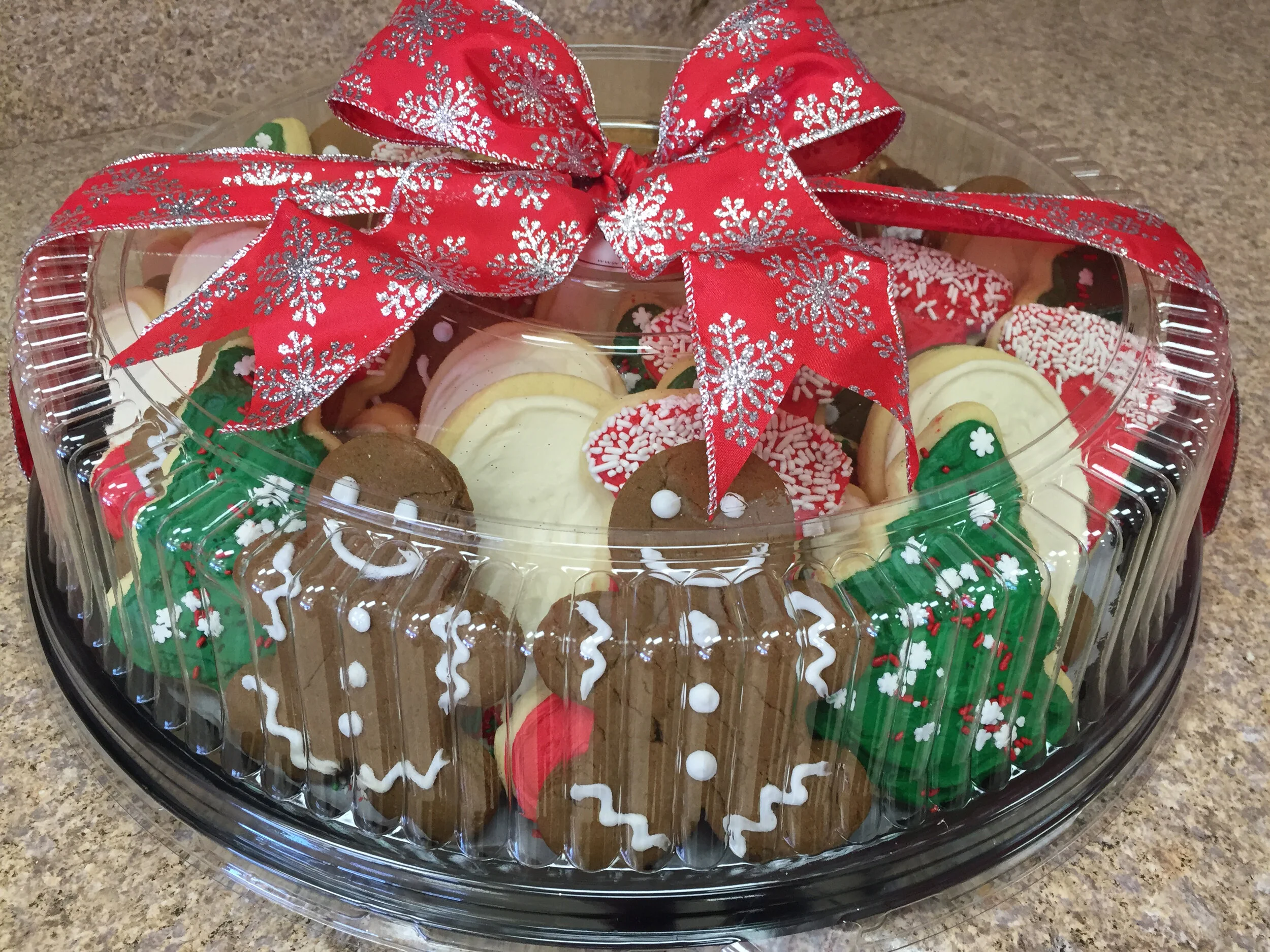 Jumbo Tray of Frosted Sugar and Gingerbread