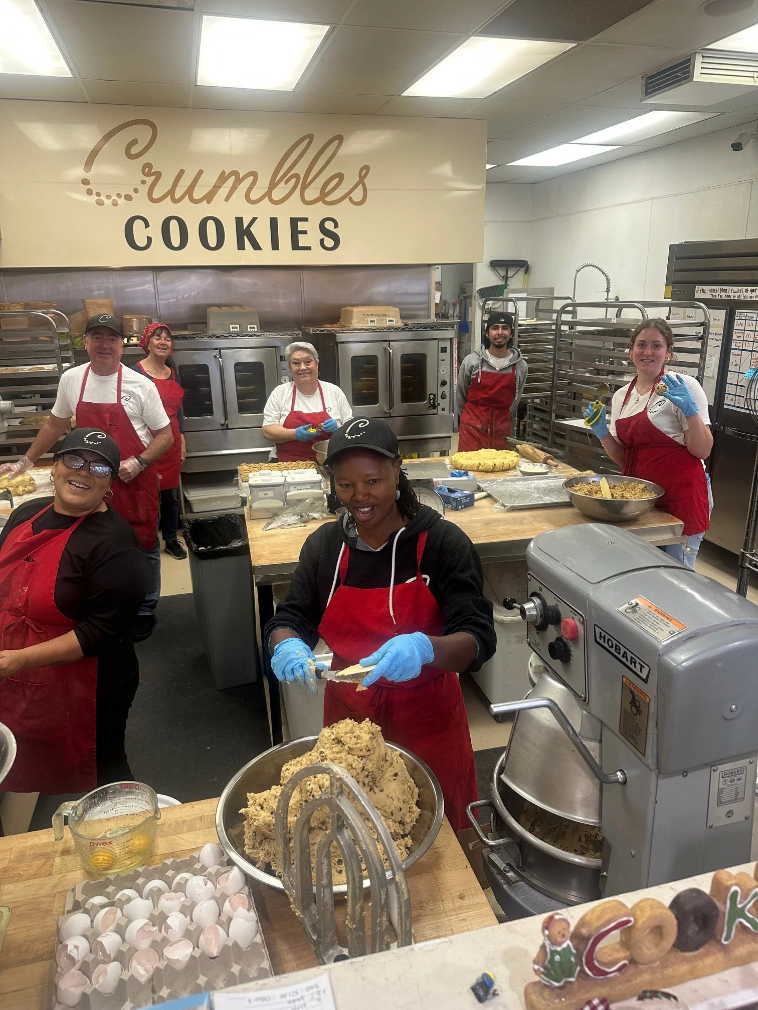 What a great baking and food prep crew.