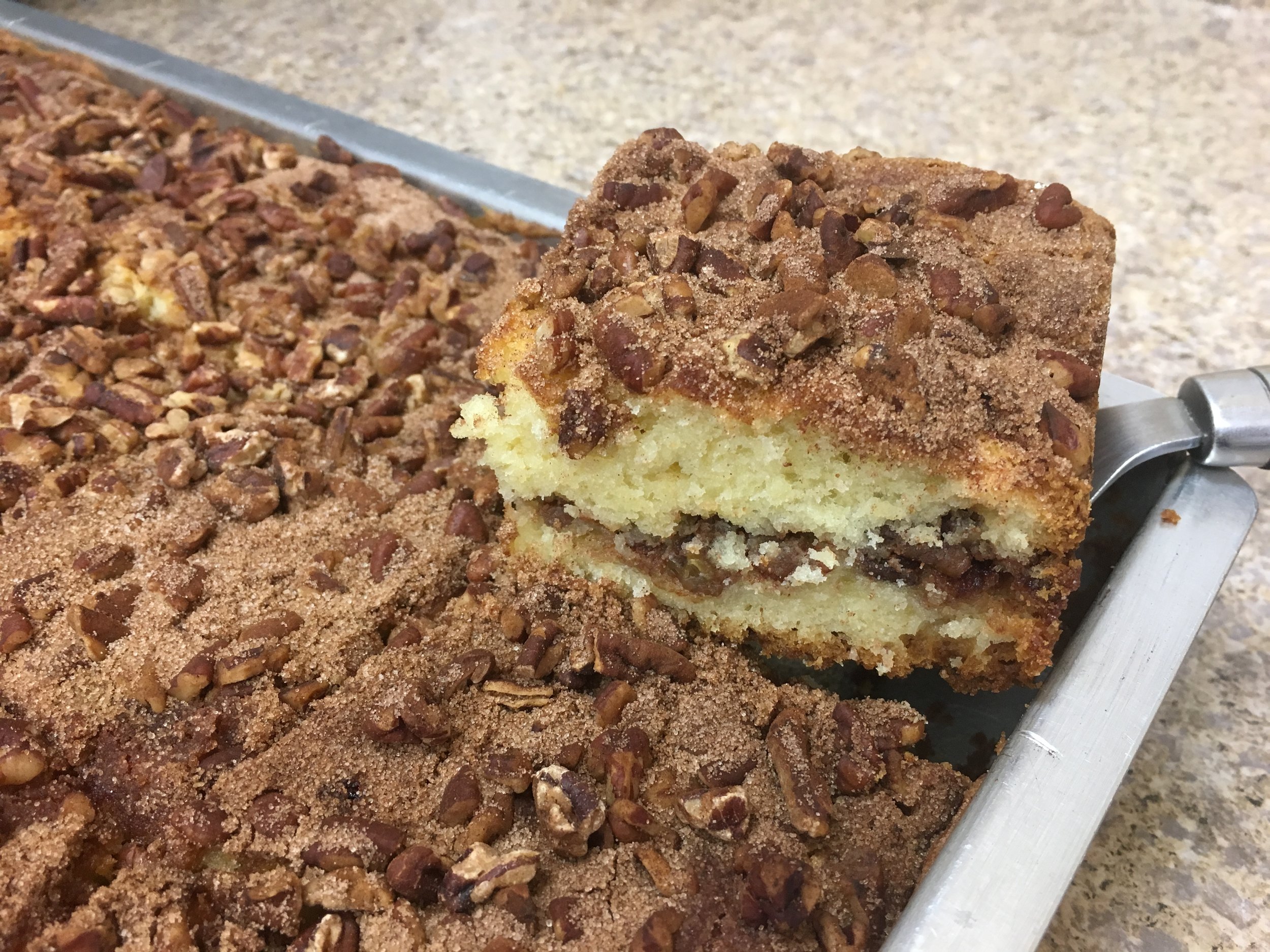 Cinnamon Pecan Coffee Cake