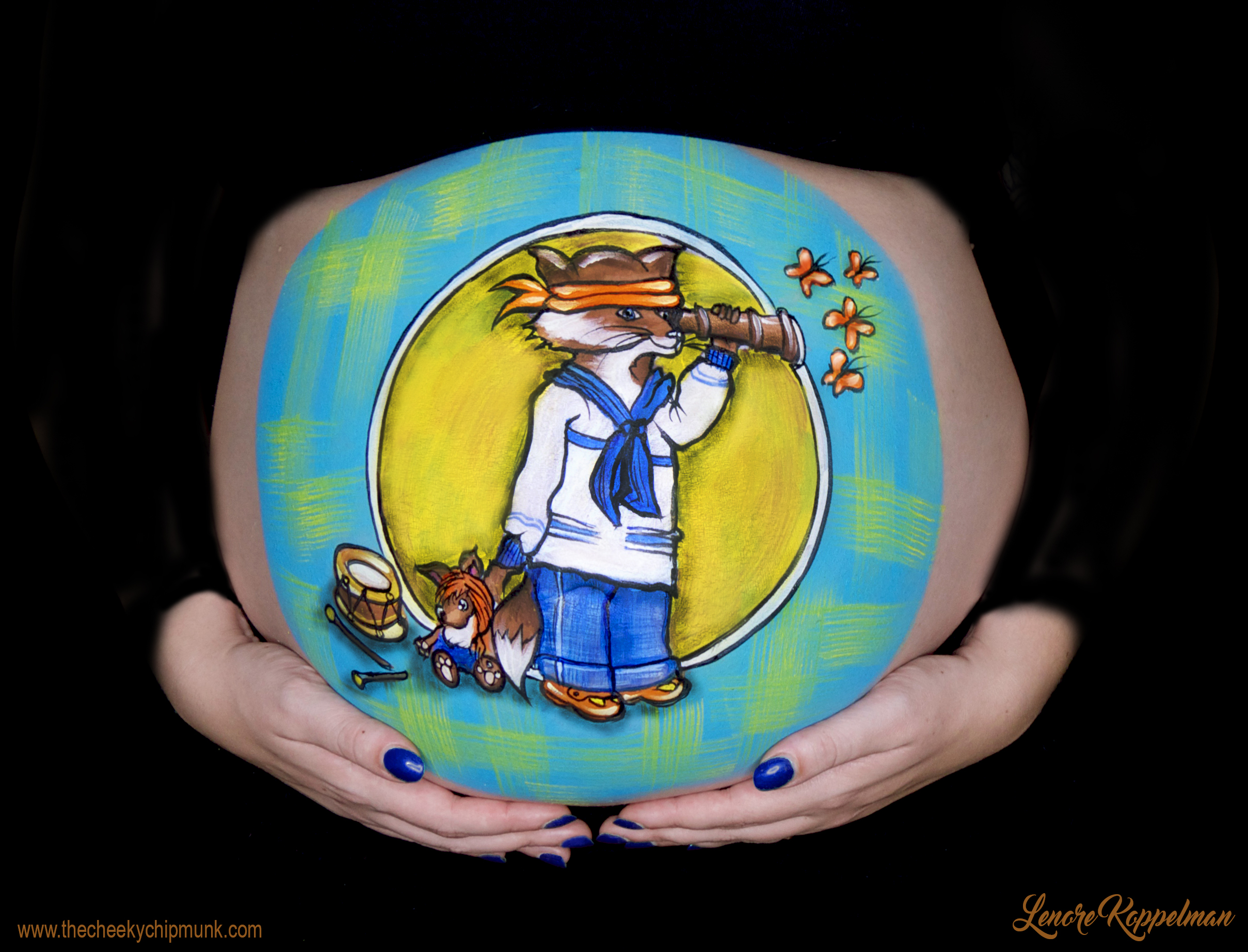 little fox belly painting melissa b.jpg