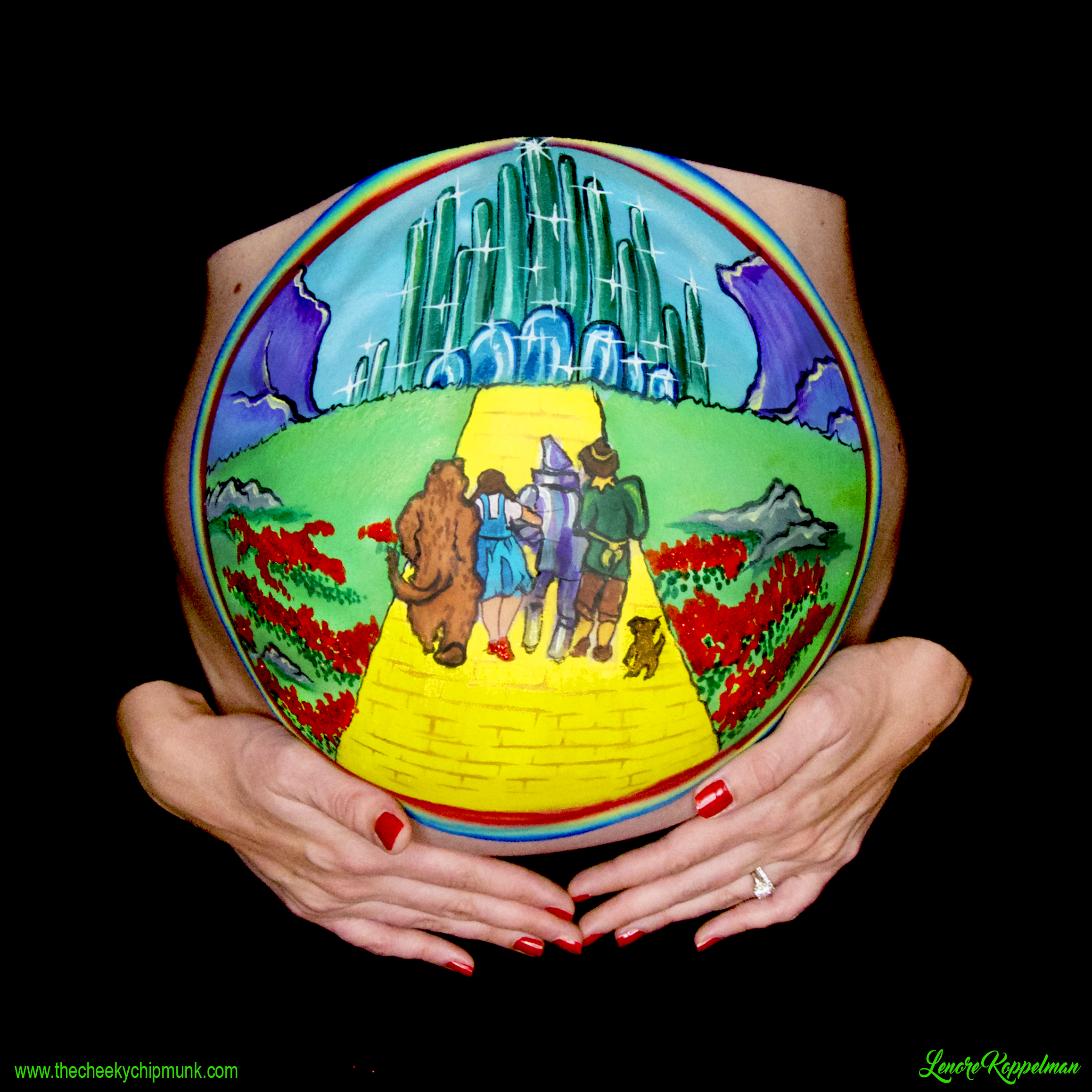 wizard of oz belly painting 2.jpg