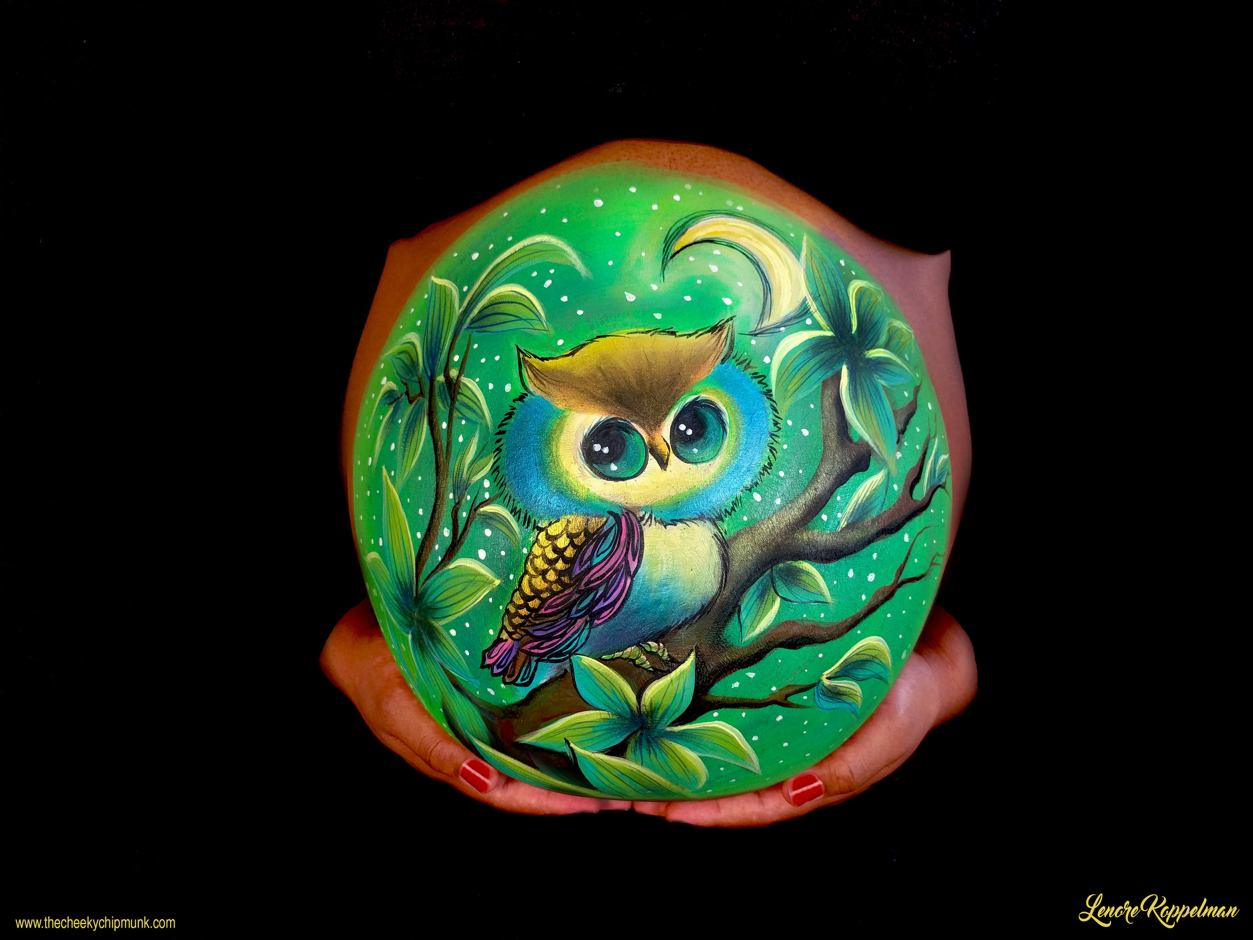 vintage owl baby belly 2.jpg