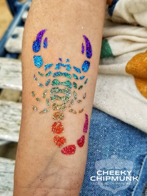 Glitter Tattoos — The Cheeky Chipmunk, NYC