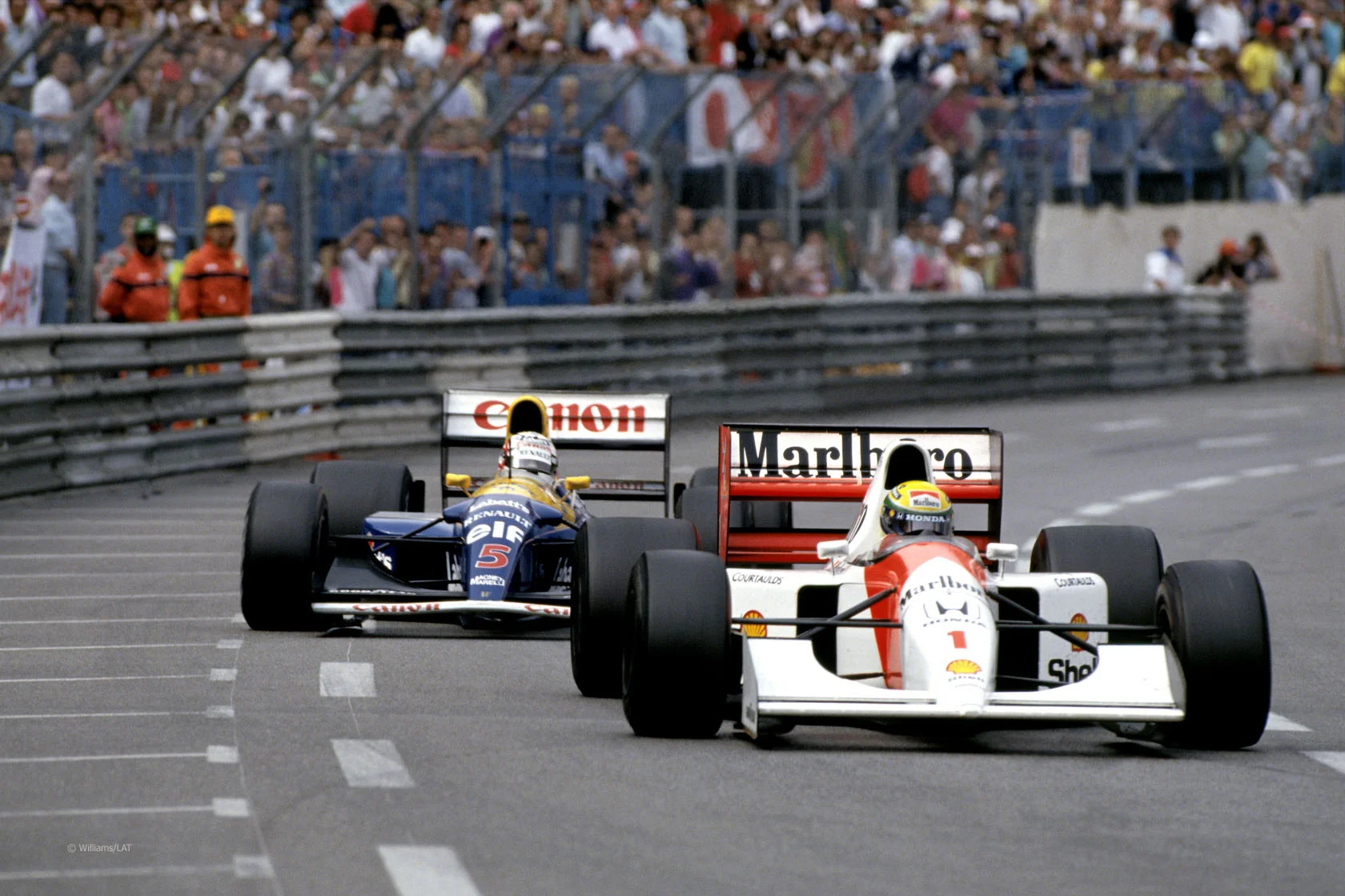Favorite Monaco GP - 1992 Senna v Mansell