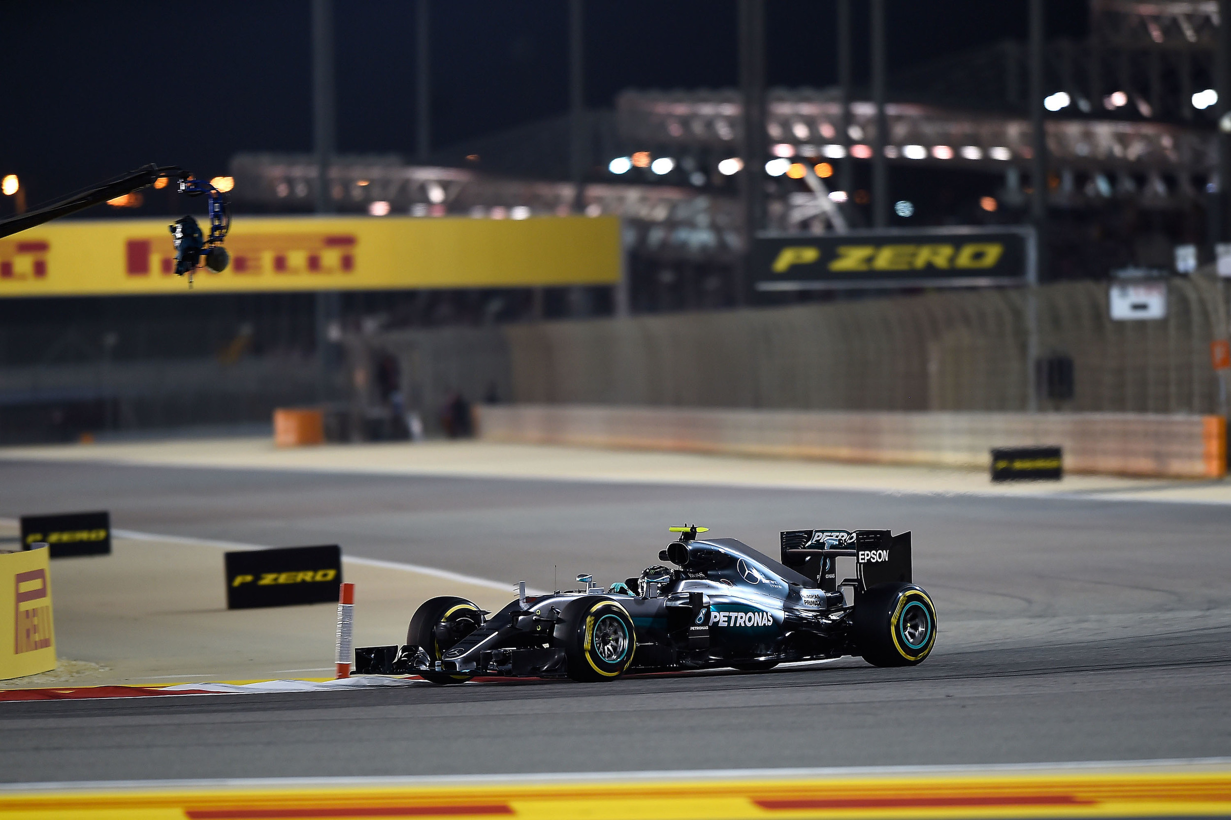 Rosberg wins incident-filled Bahrain race