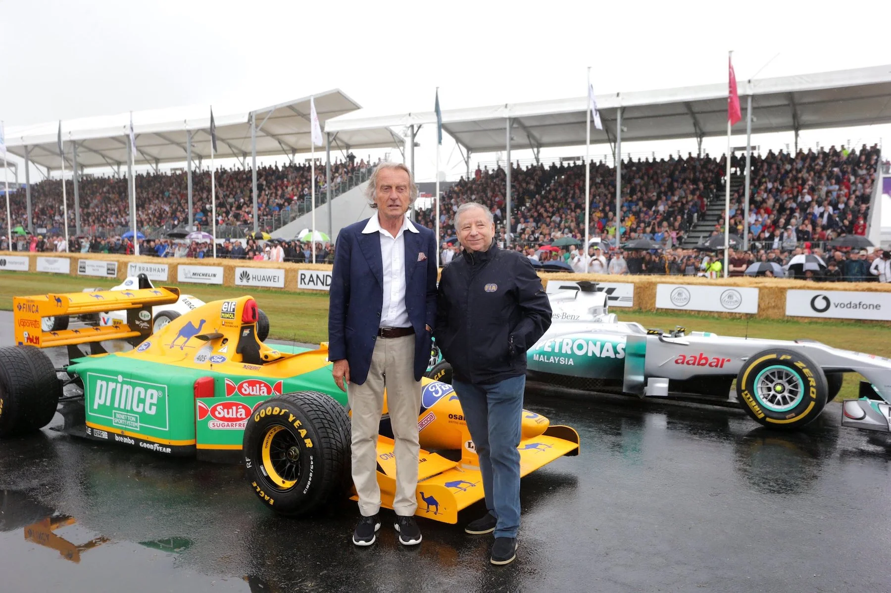 Luca di Montezemolo and Jean Todt