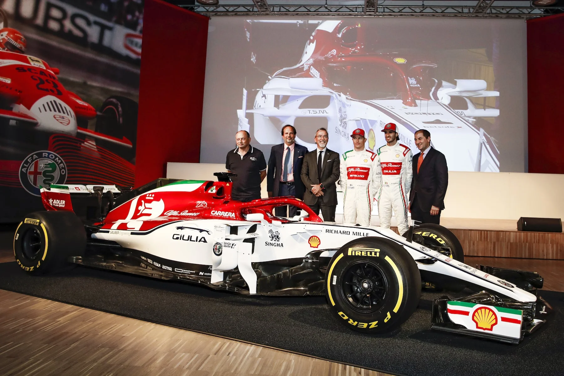2019 Alfa Romeo at Museo Storico | 2019 Italian GP 18.jpg
