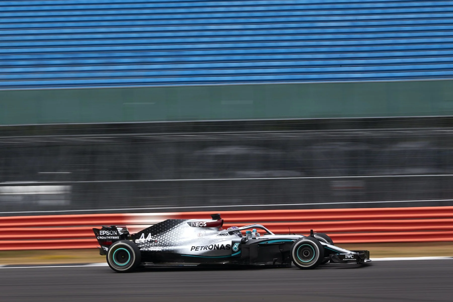 Mercedes testing at Silverstone