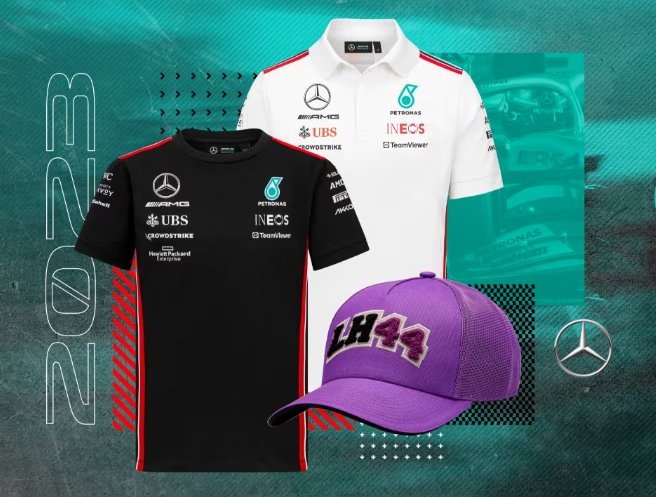 Get your Mercedes F1 gear here
