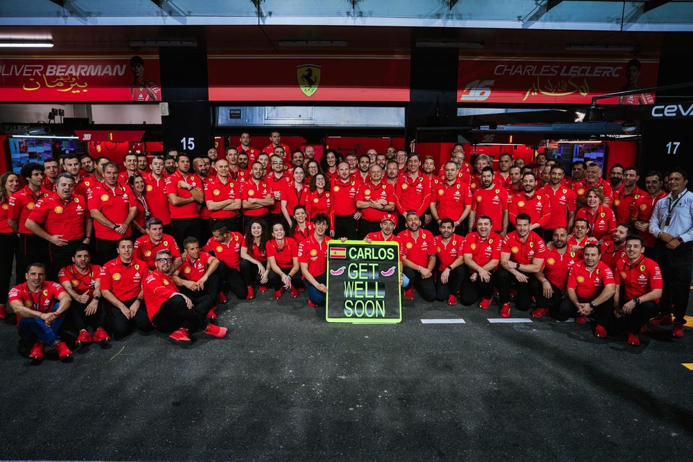 4 2024 Ferrari Team wishing Sainz a speedy recovery.jpg