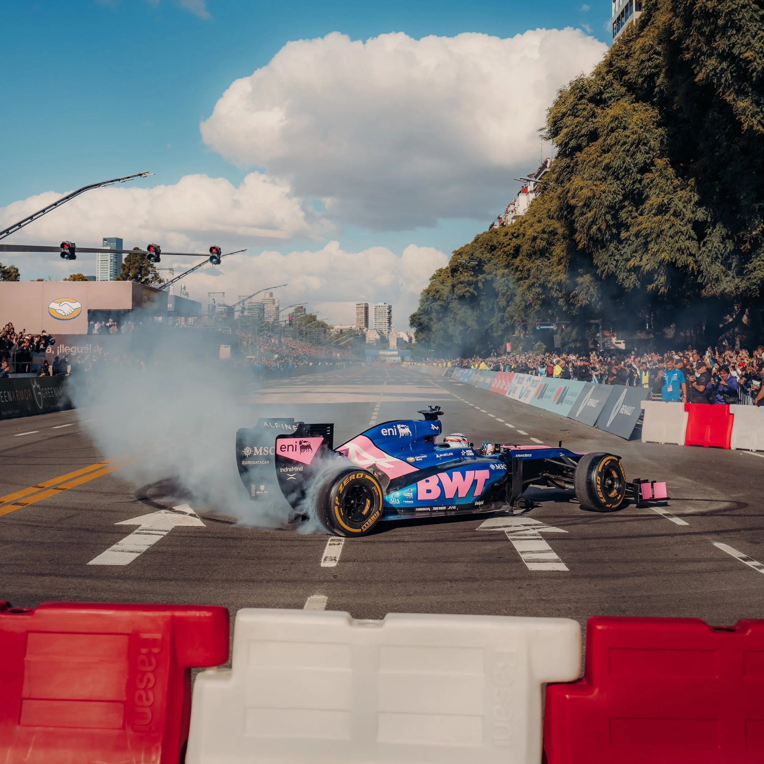 Franco Colapinto Brings F1 Back to Buenos Aires in Alpine Road Show