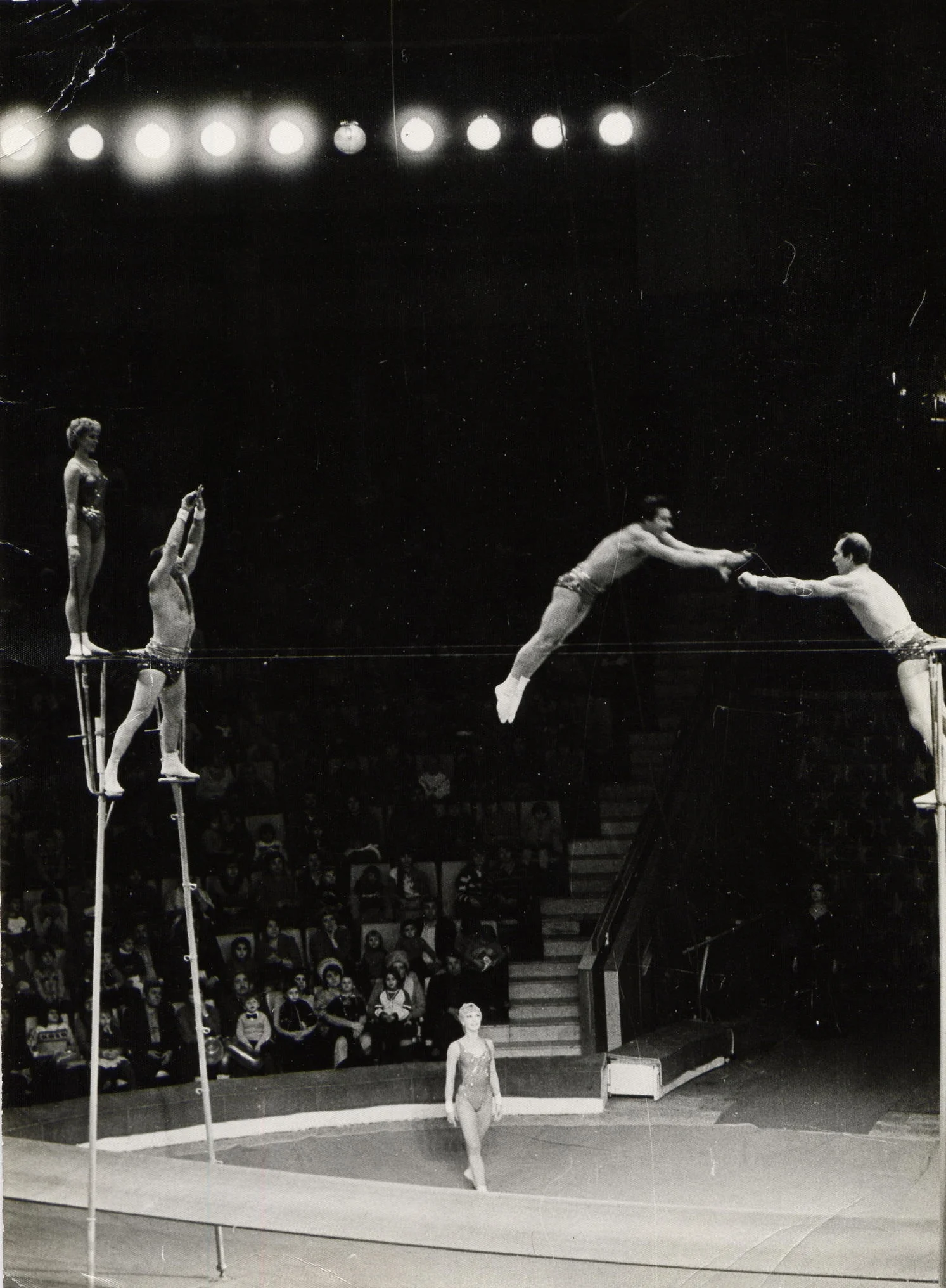 Katya's mother, Irina soon joined the famous Flying Arnaoutov act as a flyer.