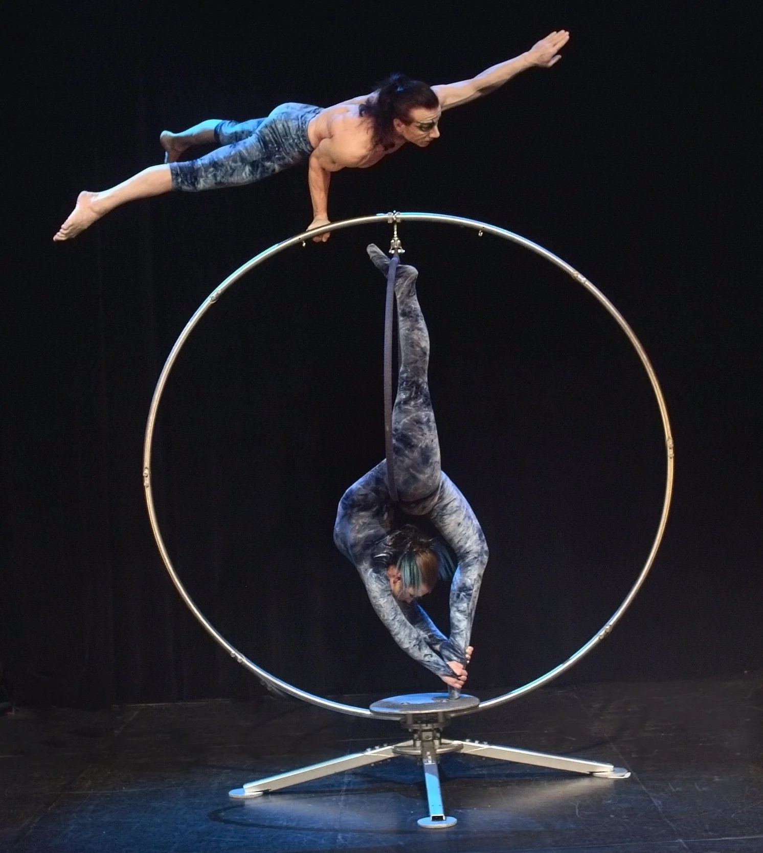 Katya and her father also performed the Da Vinci Duo, a creation of Dmitrii's.