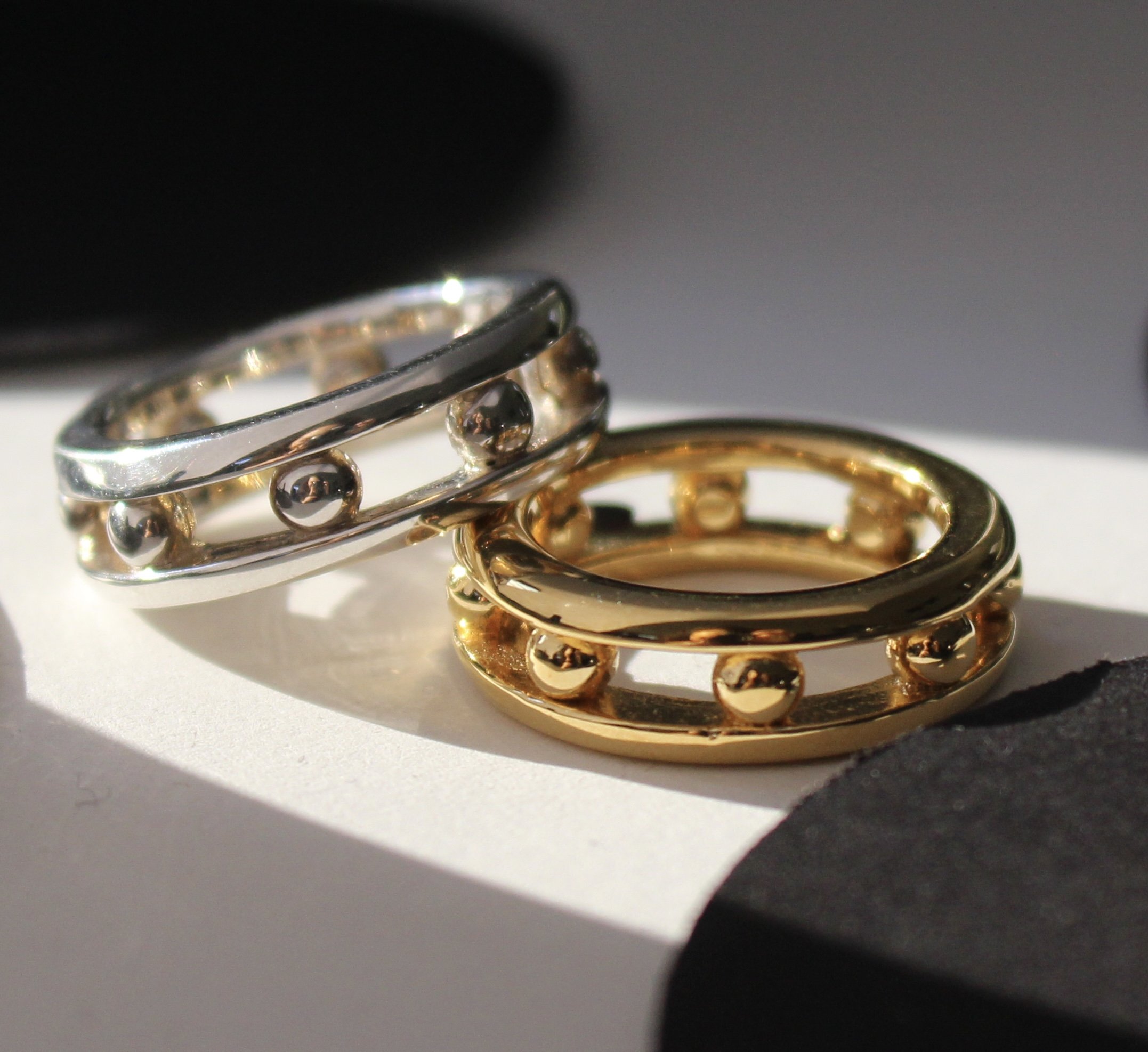 IN STOCK・$325・18K GOLD VERMEIL ASTRAGAL BAND