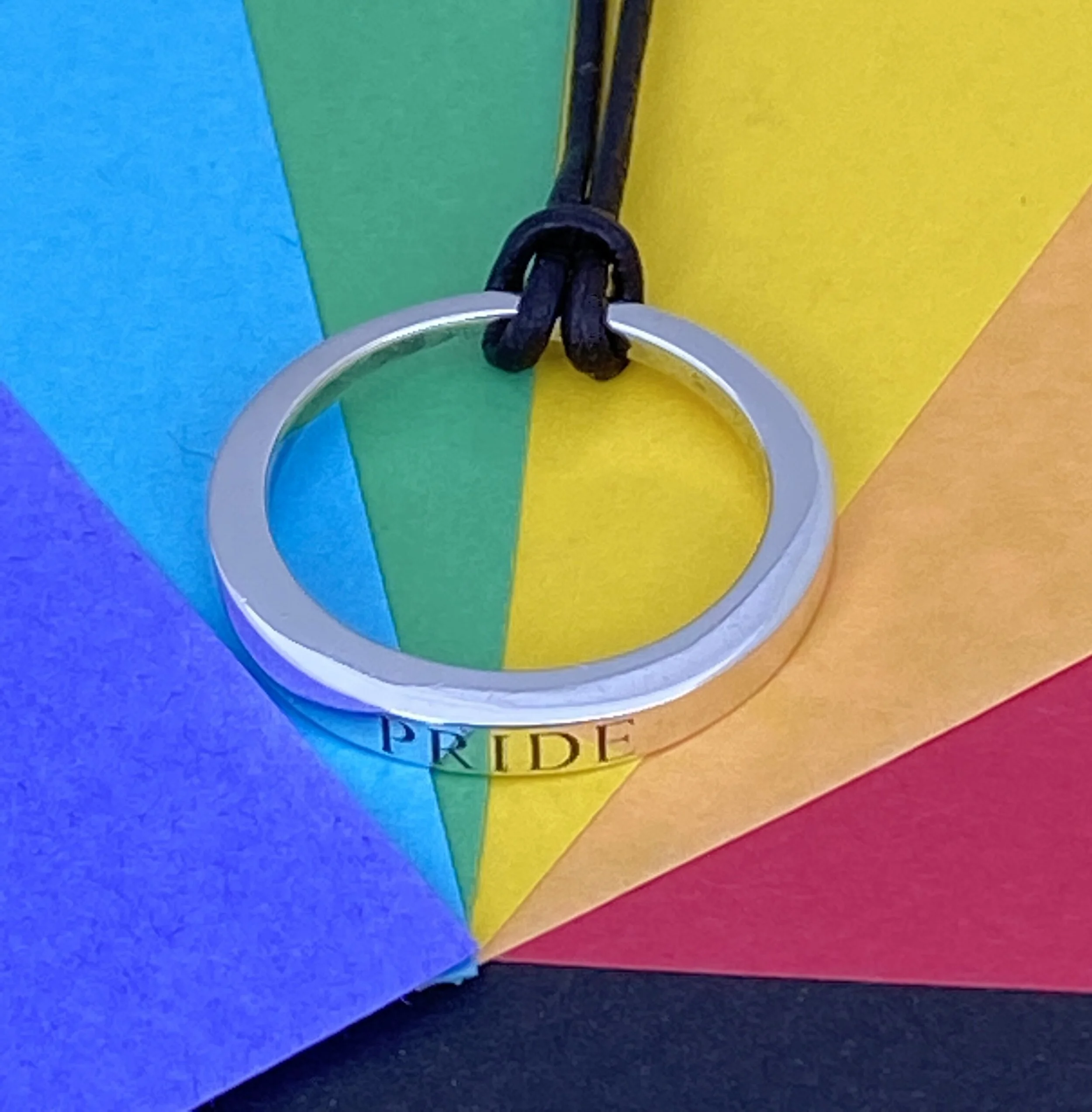 "PRIDE" STERLING PENDANT