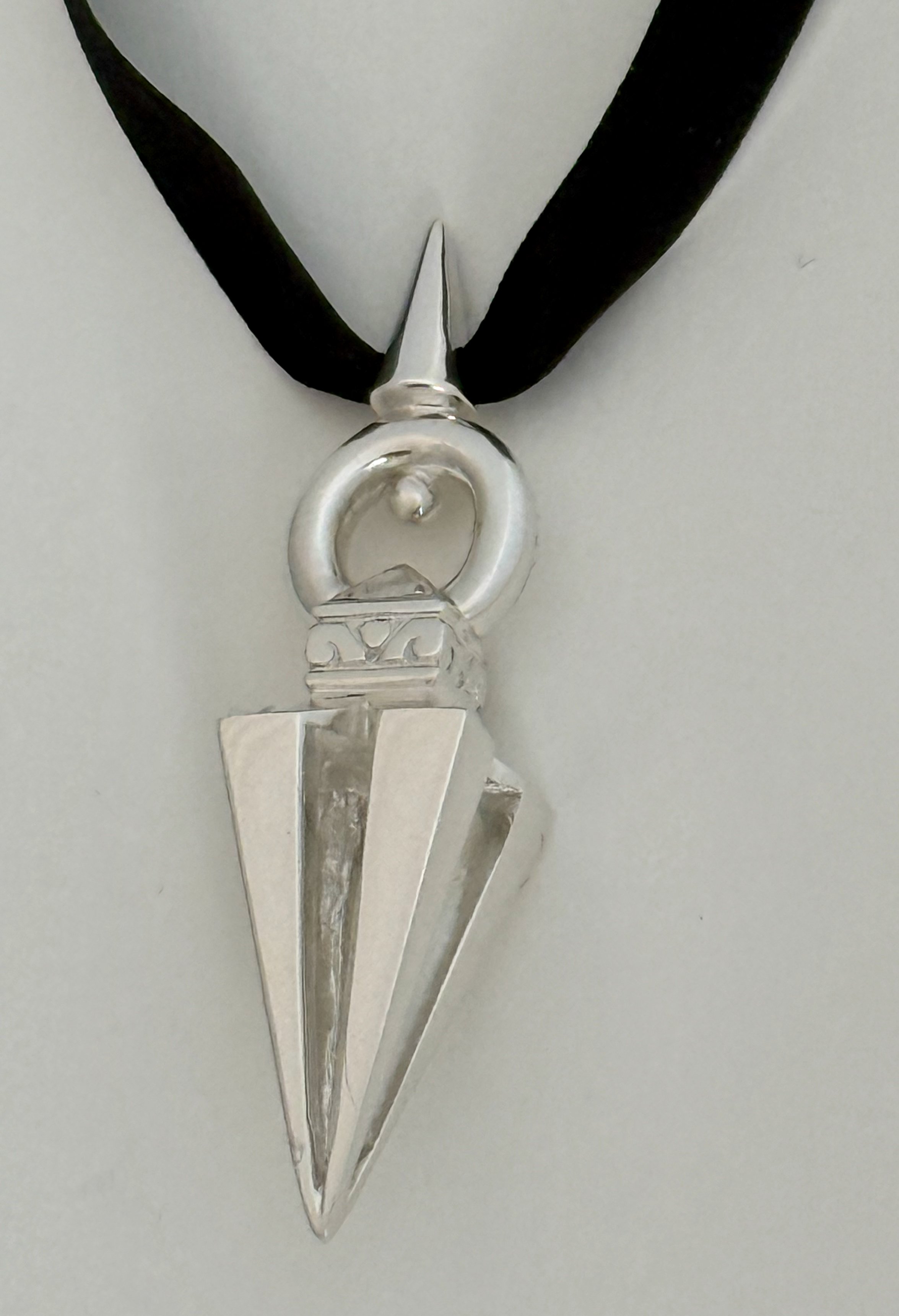 SPIRE PENDANT + SILK RIBBON © CYNTHIA RYAN.jpeg