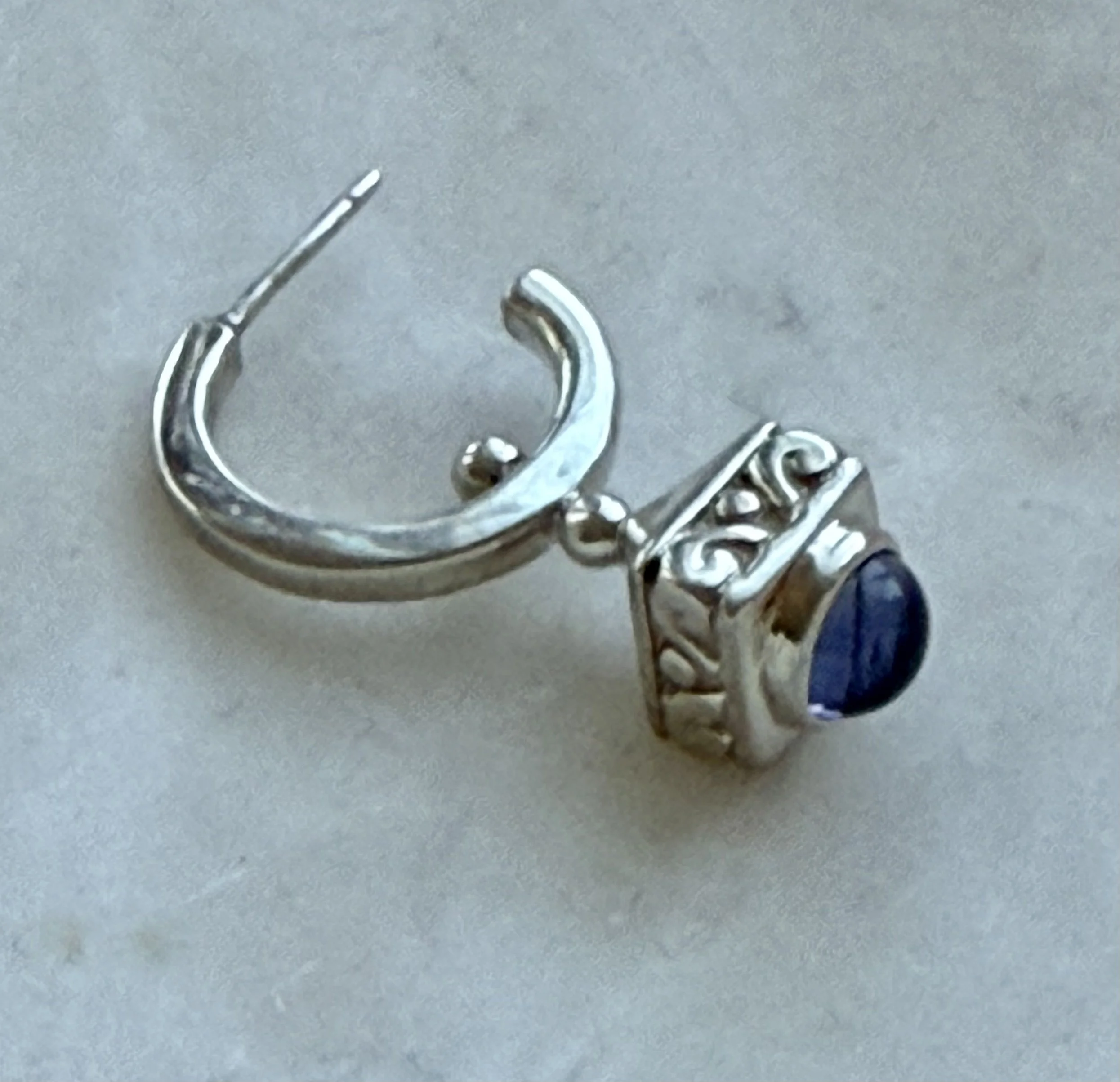FINIAL HOOP + 5MM CABOCHON