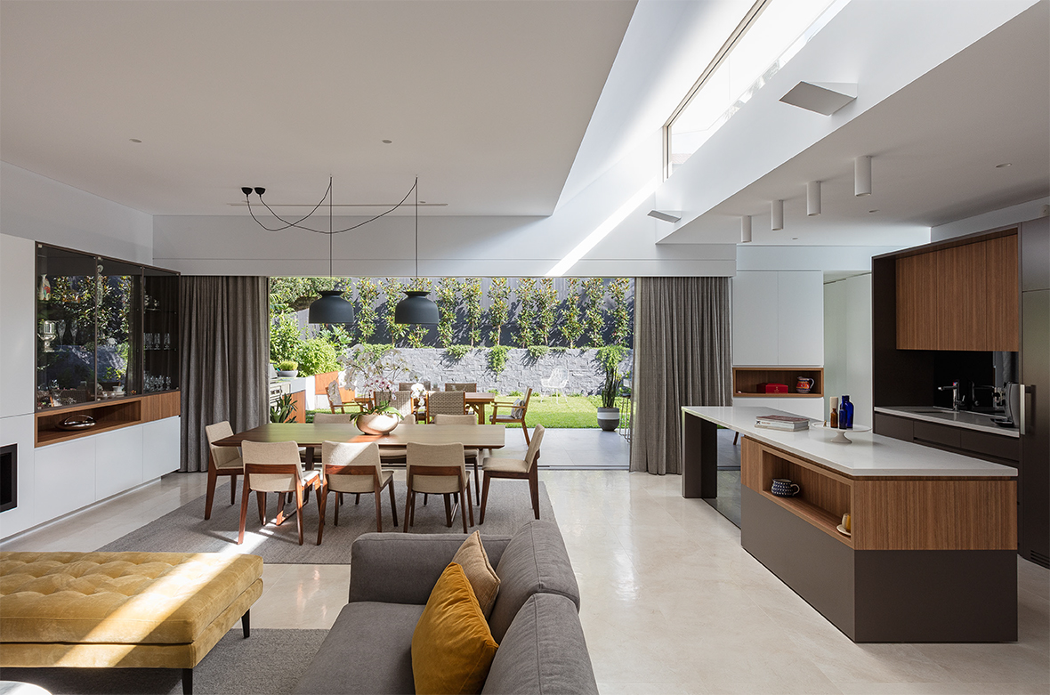 We have just completed a photo shoot of our latest project in Russell Lea with photographer Tom Ferguson. This new house, which we call 'The House Next Door', has been designed for a site next door to our clients previous residence of over 20 years. Full set of photos and more details will be available on our website soon. 
