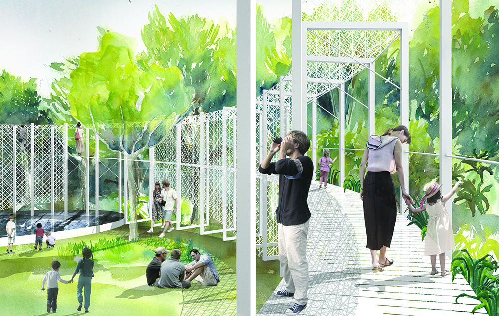 We have recently participated in the National Gallery of Victoria 2017 Architecture Commission competition. Our entry, in collaboration with Nick Wood (How About Studio – UK) and Woolacotts Consulting Engineers. Our proposal included a circular timber structure designed to create new intimate moments between the visitor and garden to alter their perception of the site’s already familiar environment. The circular path would lead up a gentle incline into to the tree canopy. Full details of the proposal can be seen HERE .