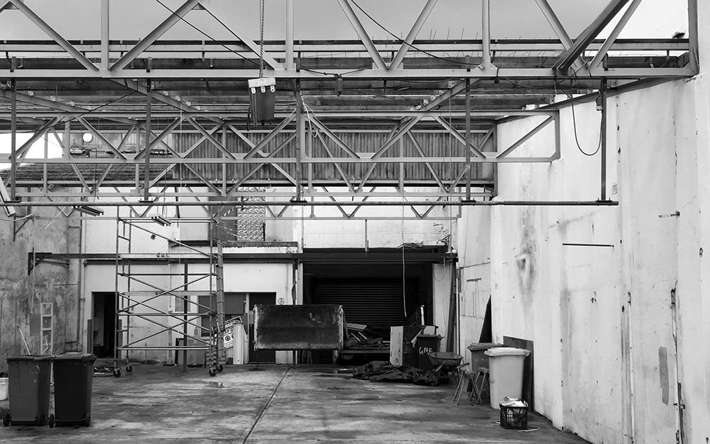 Our warehouse apartment conversion has started on site in Marrickville. The original factory external brick façade will remain, with steel cladding and concrete details maintaining a strong industrial aesthetic. A central courtyard allows abundant light into the new units, as well as providing separation for visual and acoustic privacy.