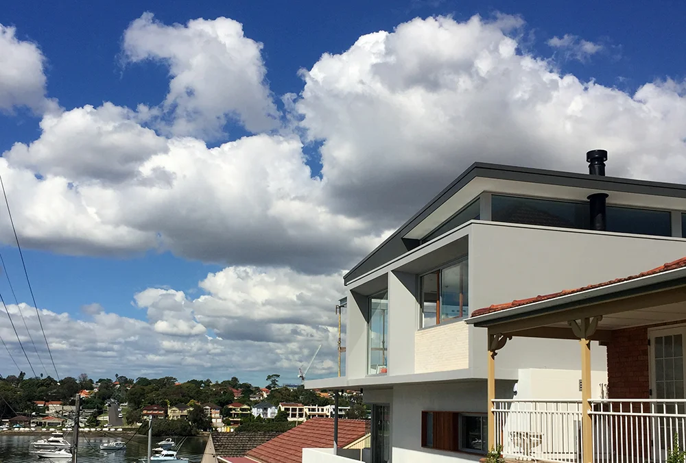 Our project in Chiswick is nearing completion, with only a few final internal details and landscaping left to go before the clients move in. The design has panoramic views of the nearby bay and Gladesville Bridge from the upper level, with natural light flooding in through the large expanses of glass. We are looking forward to the clients moving in and enjoying their new home. 
