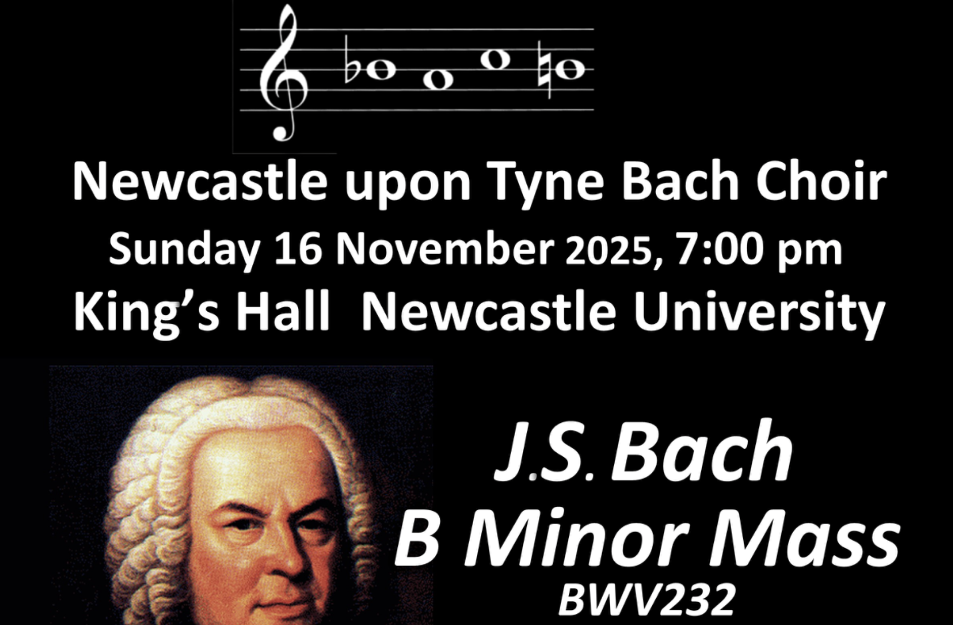 NEWCASTLE UPON TYNE BACH CHOIR: B MINOR MASS