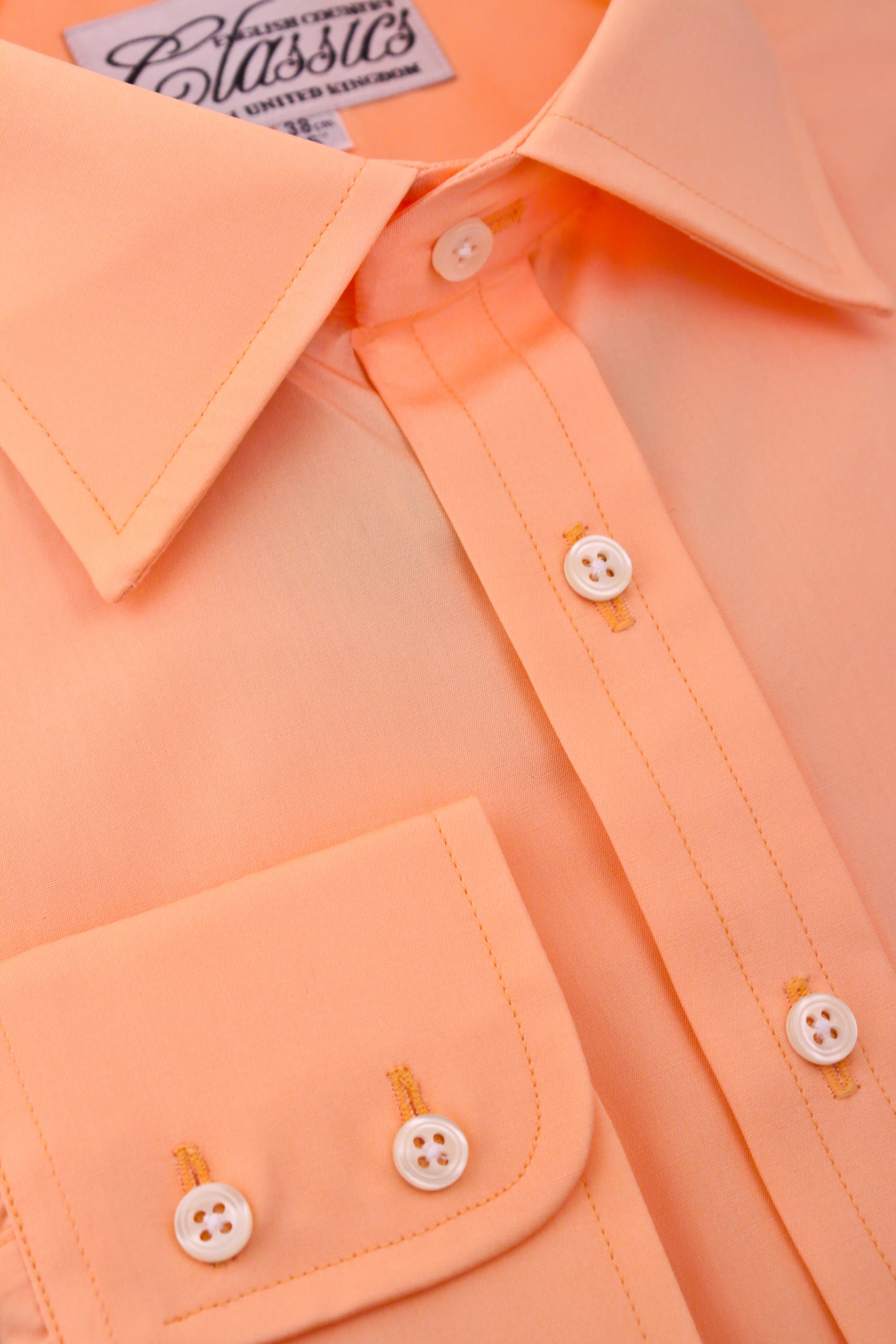 pale orange shirt