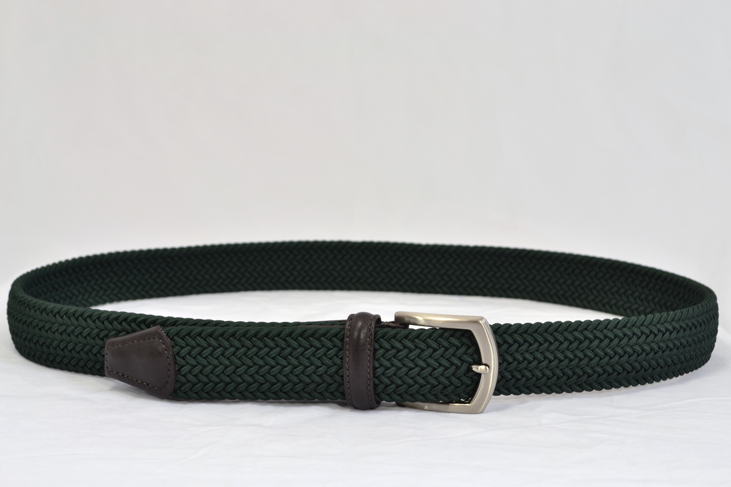 Woven Elasticated Belt in Dark Green (38 & 46 Only) — C.D. Rigden & Son ...