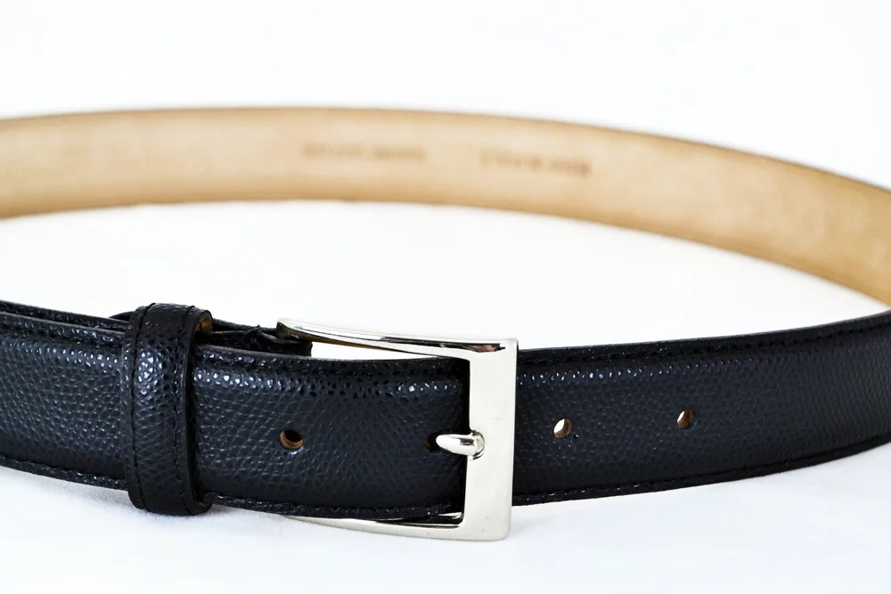 Black Leather Dress Belt  C.D. Rigden & Son Country Classics