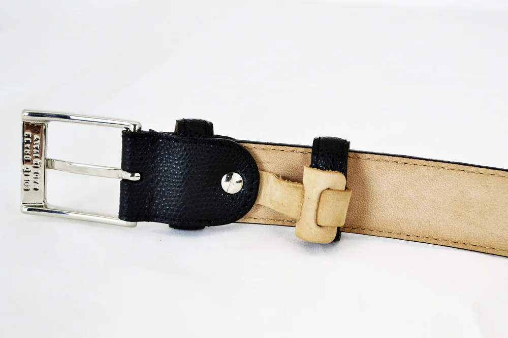 Black Leather Dress Belt  C.D. Rigden & Son Country Classics