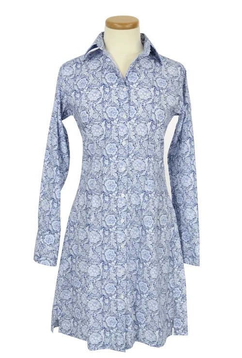 finesse blue dress Blue Feather Trim Mini Dress main image 0