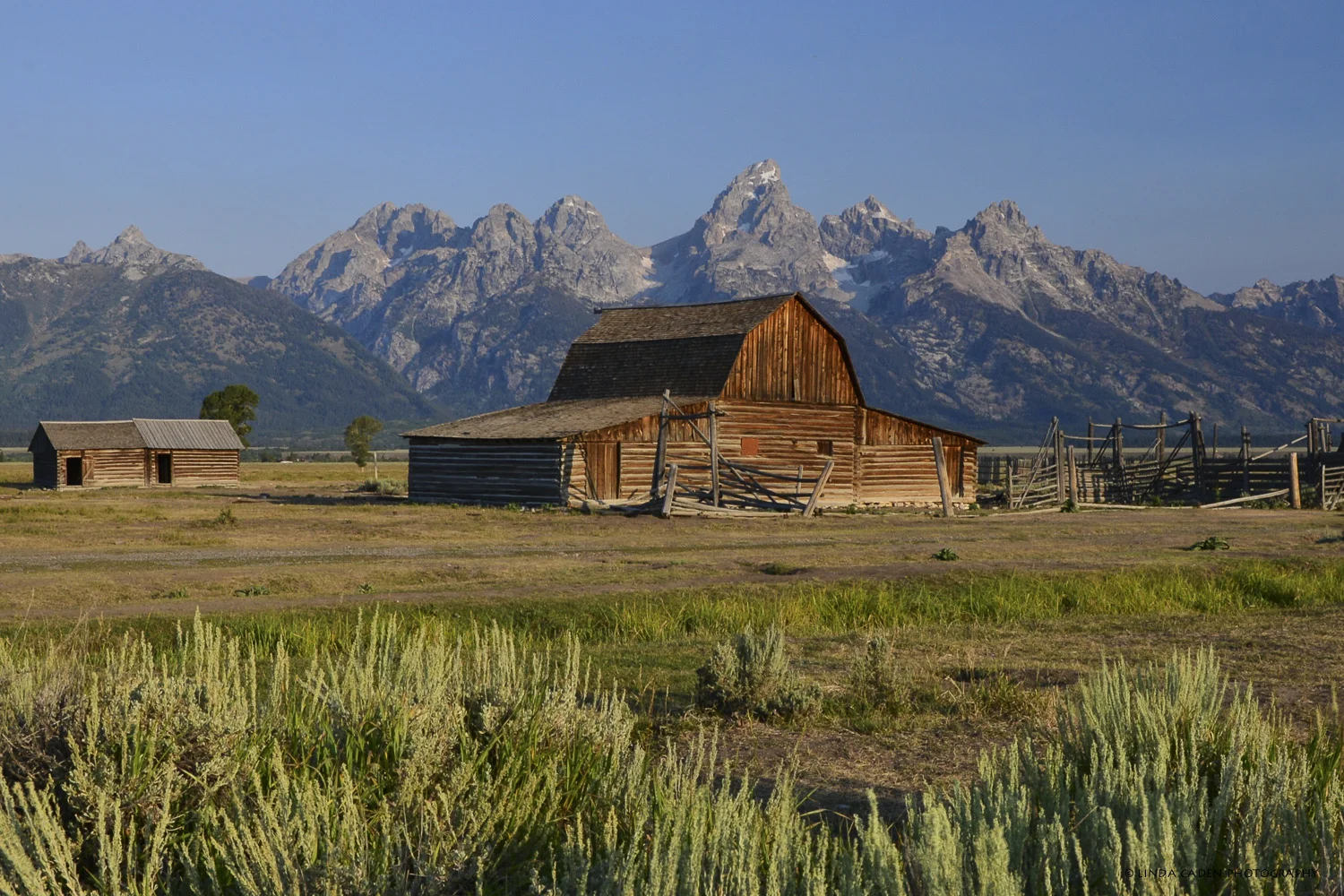 Barn in Moulton Cabin area, Tetons
