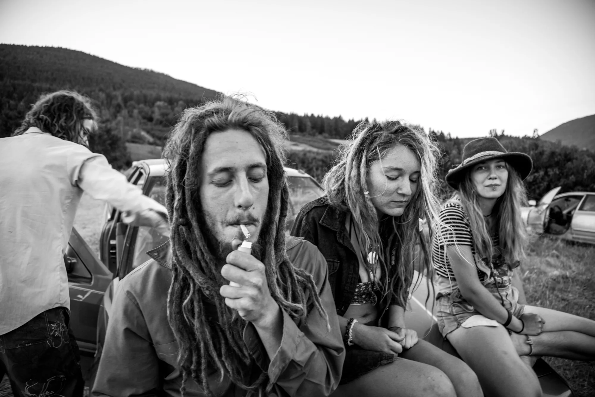 Wojtek, Tristan, Sarah, Marie