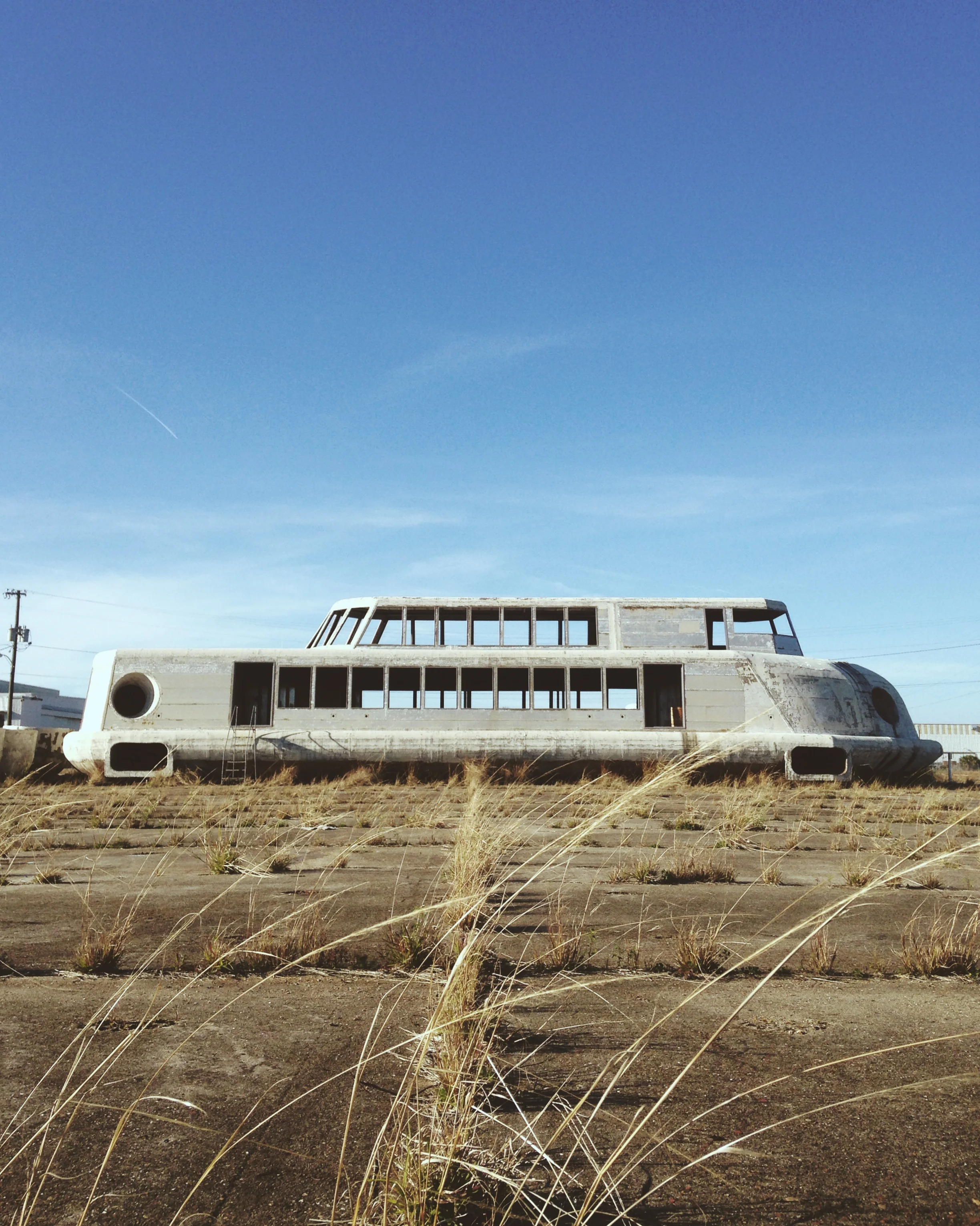 Abandoned Hovercraft