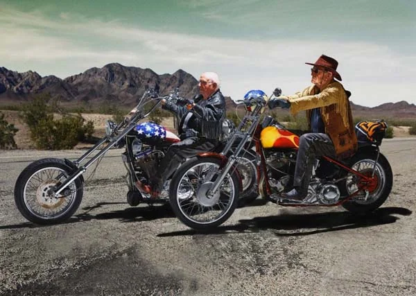 “Easy Rider” – Walter Loeser (98) and Kurt Neuhaus (90)