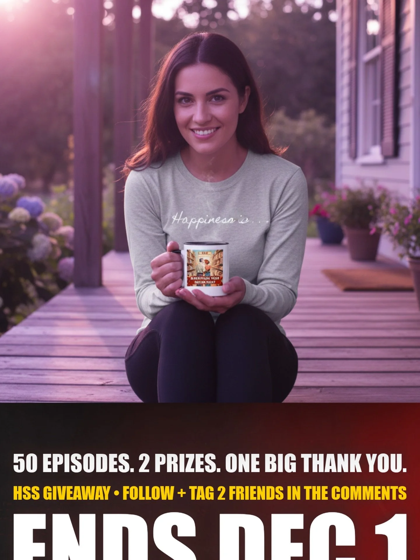 🍁 A Thanksgiving THANK YOU &mdash; and a Giveaway!
We just reached 50 episodes, and heading into Thanksgiving, we&rsquo;re feeling especially grateful for every one of you who&rsquo;s watched, listened, shared, and supported Happiness Sold Separatel