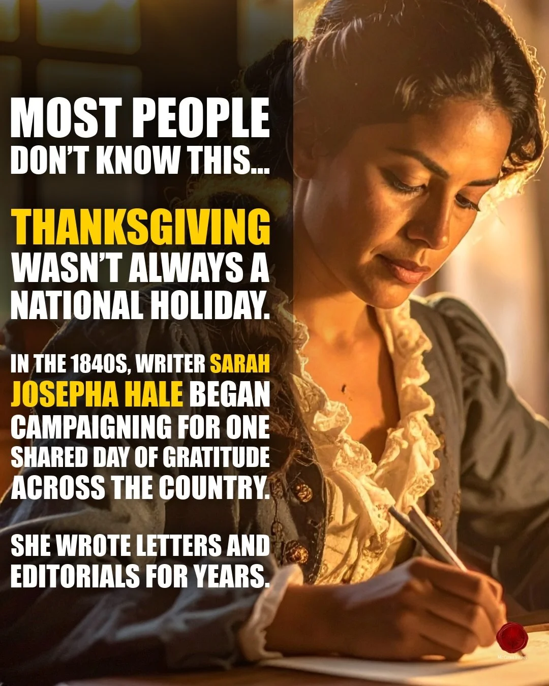 This Thanksgiving, slow down. Look around. There&rsquo;s always something to be grateful for, even in the chapters you never asked for.

#ThankfulHeart #MotivationMonday #HappinessSoldSeparately McCoshFilms MindfulLiving GratitudeEveryDay Storytellin