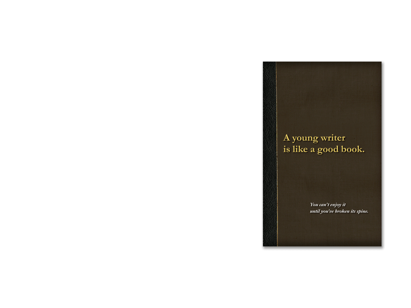 Proposed Direct Mail Piece (5.75" x 9" opens to 17.125" x 9")