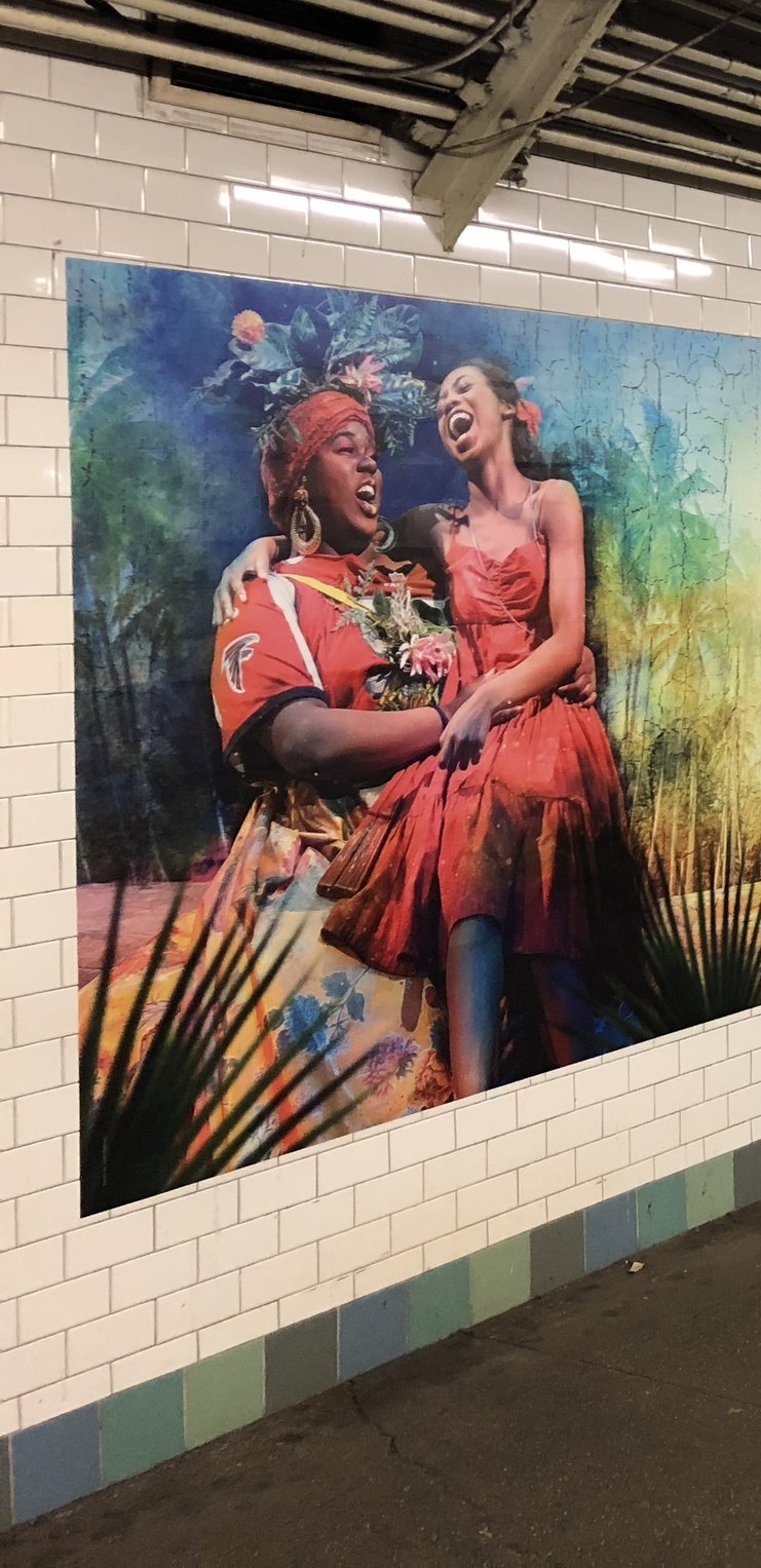 The show's Caribbean setting was used to great affect in this Times Square Station domination — especially since it was up for most of the winter.