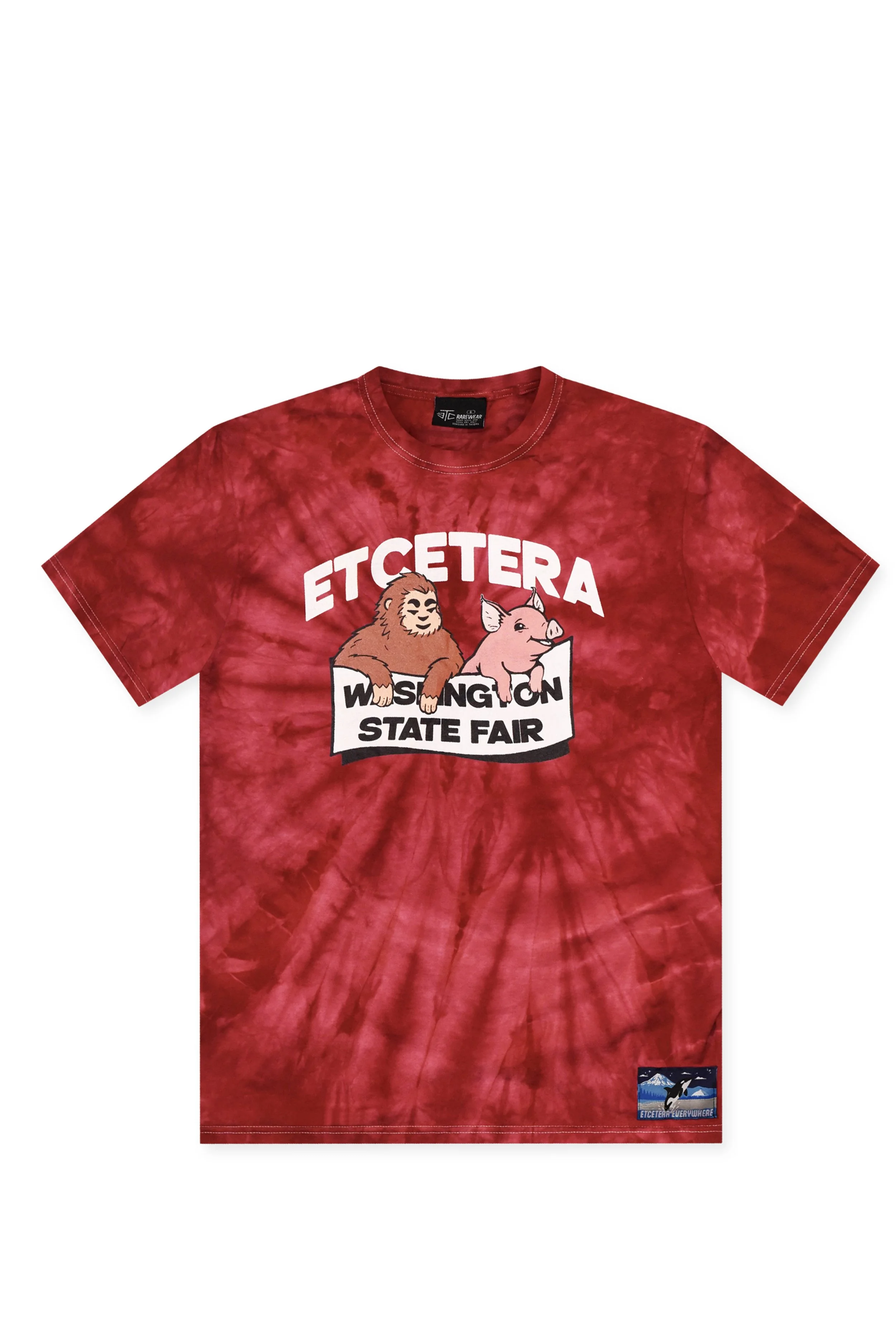 BEST BUDS TIE DYE TEE (RED)