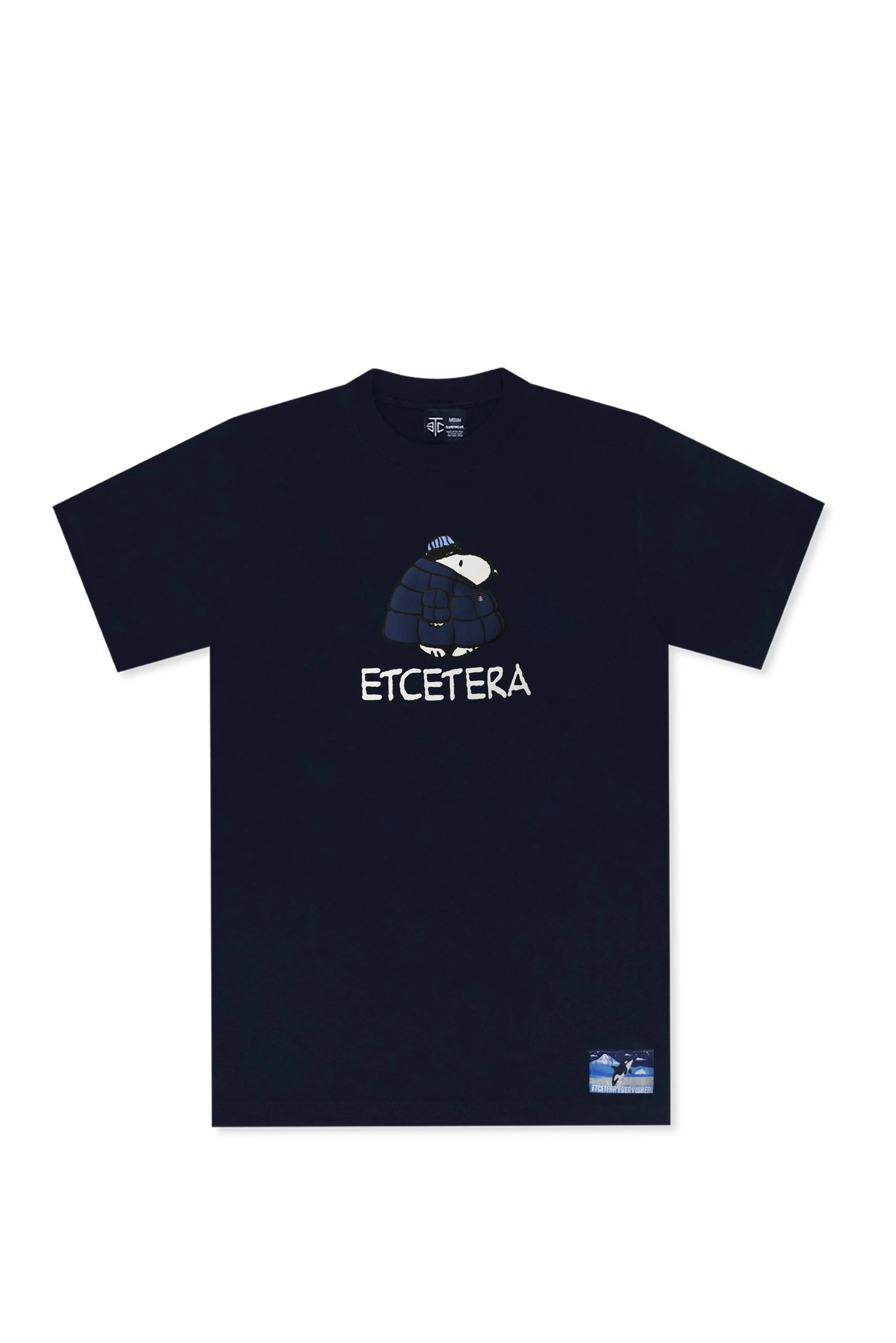 PUFFER SNOOP TEE (NAVY)