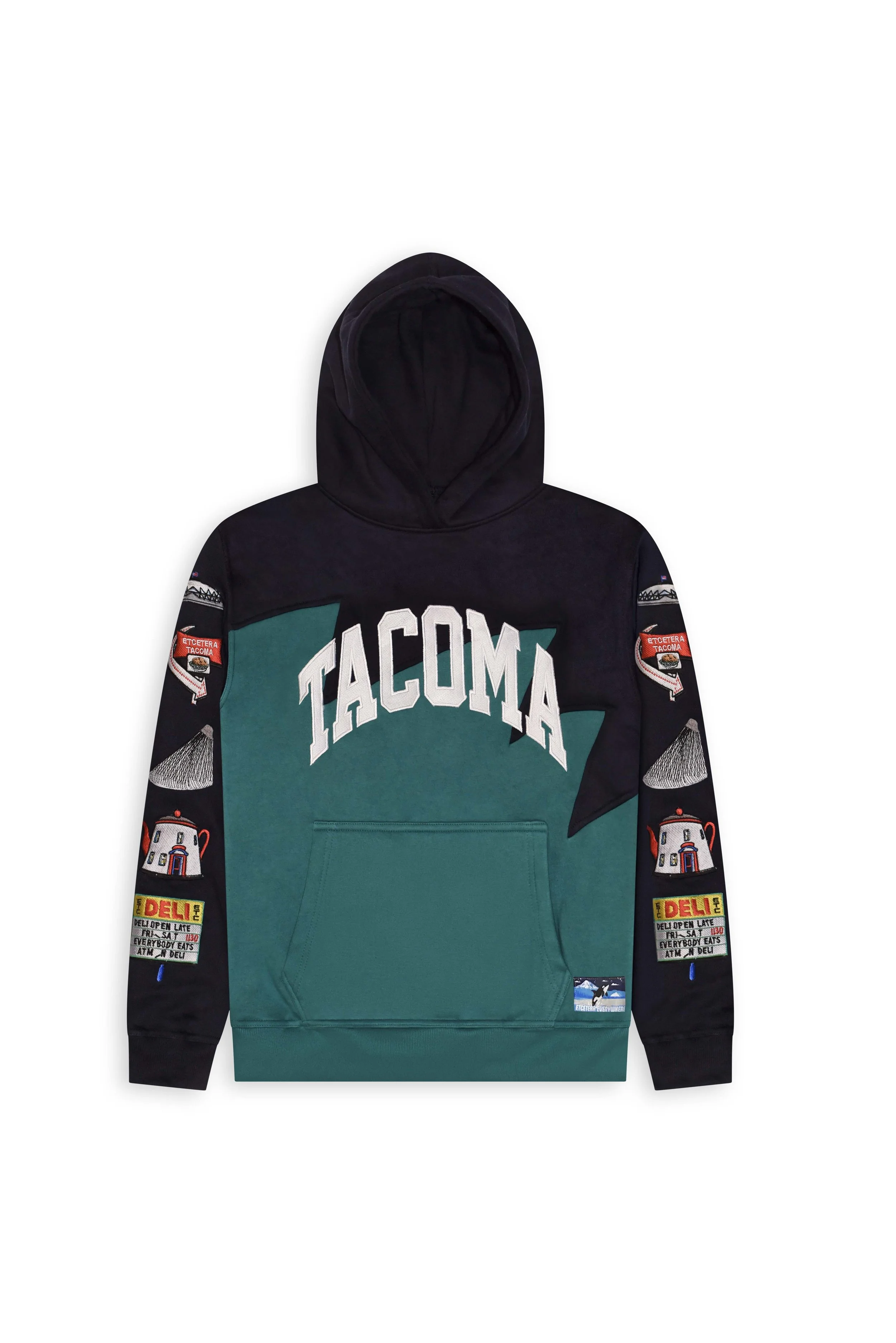 LANDMARKS PULLOVER (NAVY/TEAL)