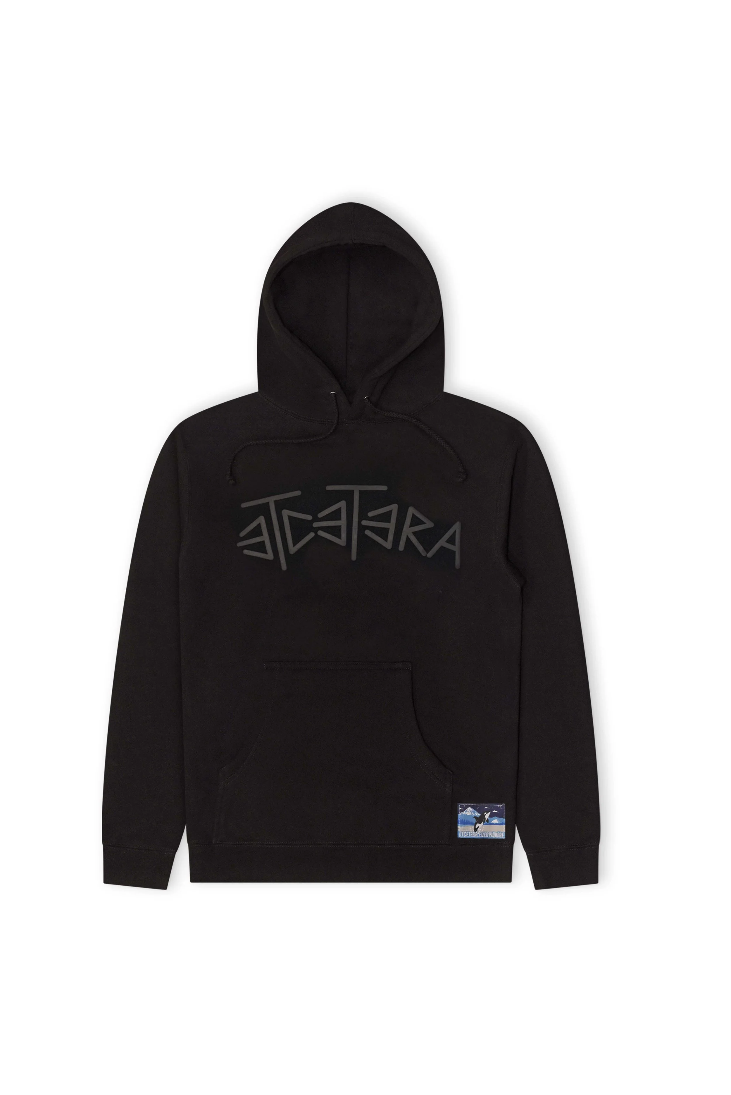 WORDMARK PUFF PRINT PULLOVER (BLACK)