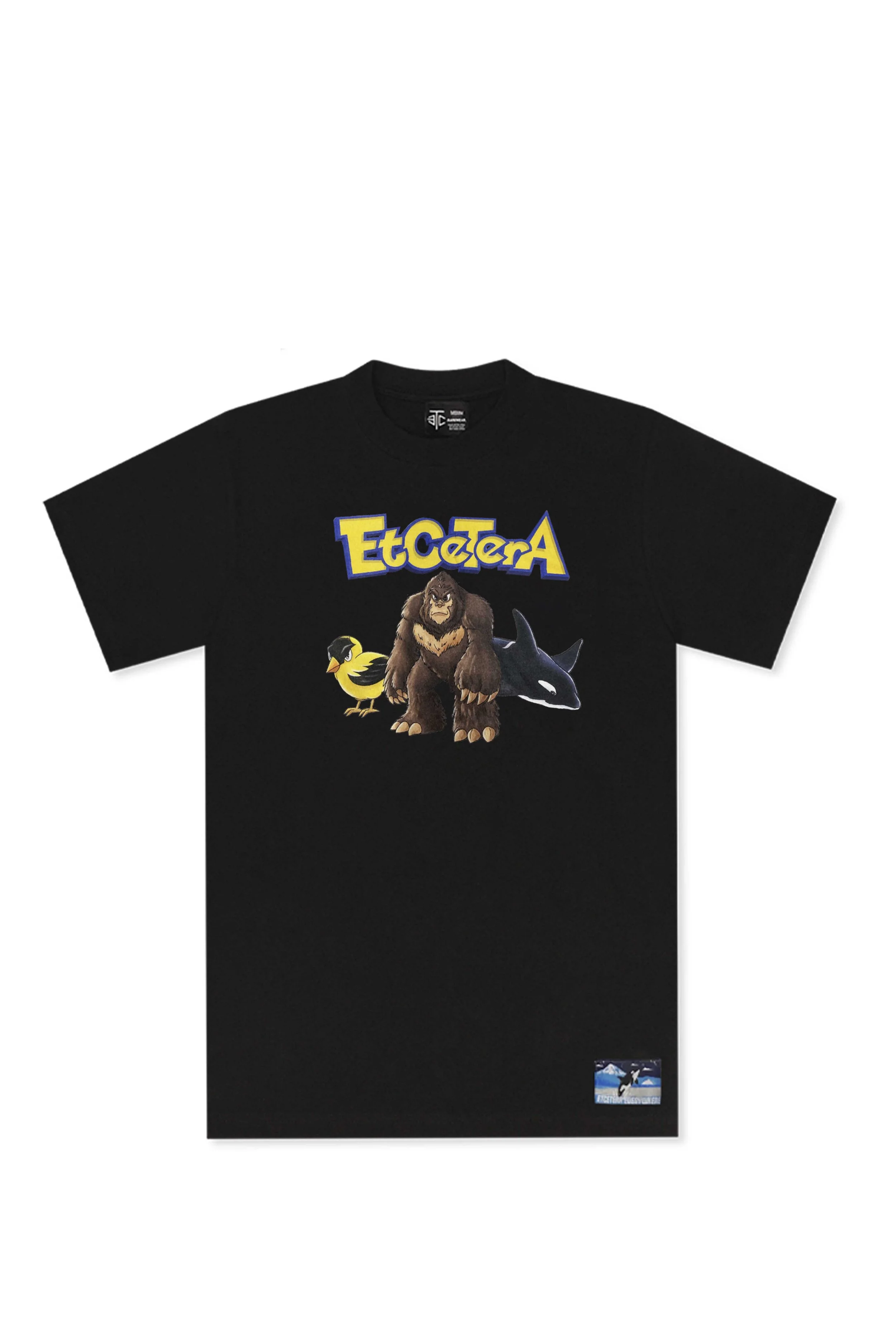ETCETERAMON TEE (BLACK)