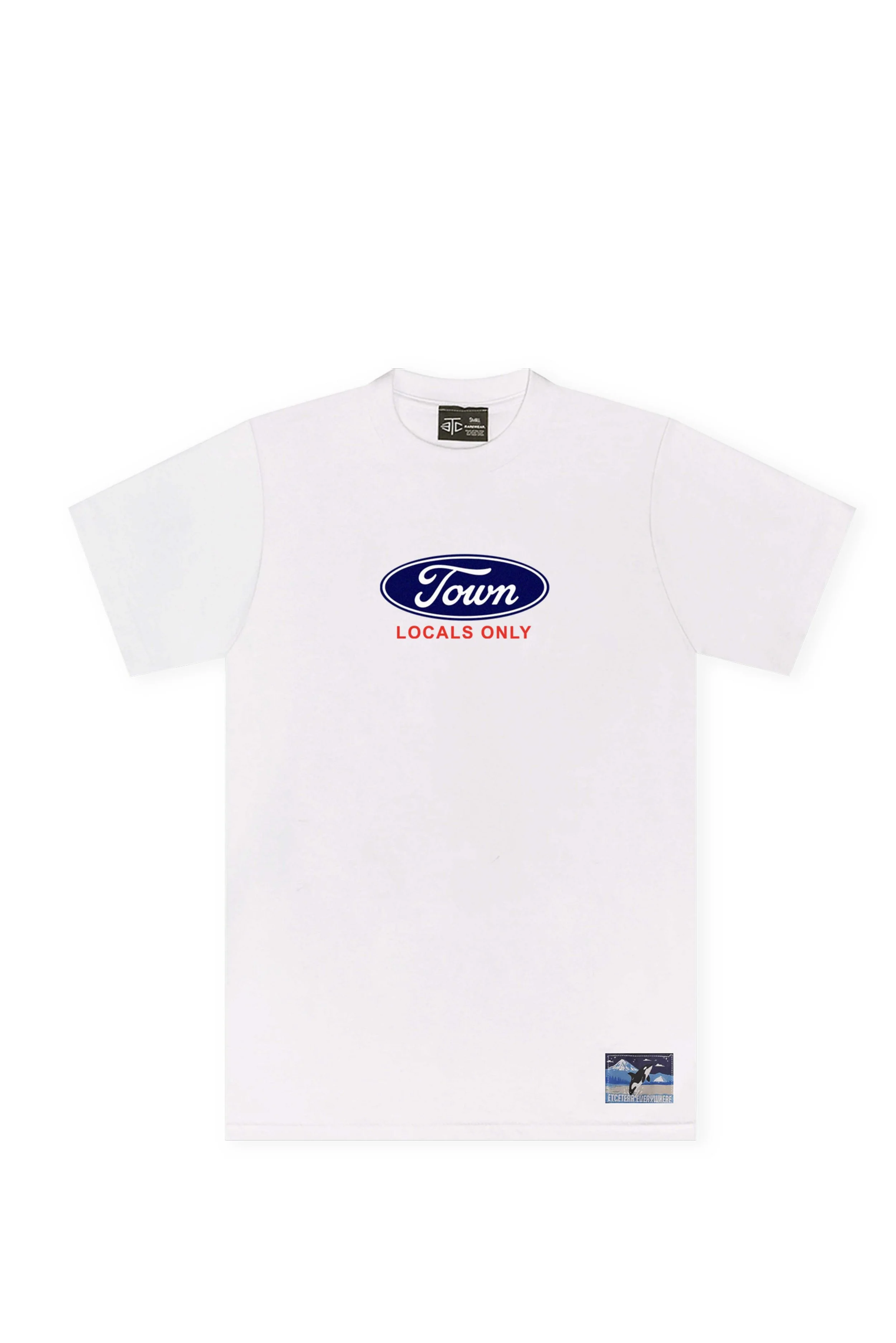 TOWN LOCALS ONLY TEE (WHITE)