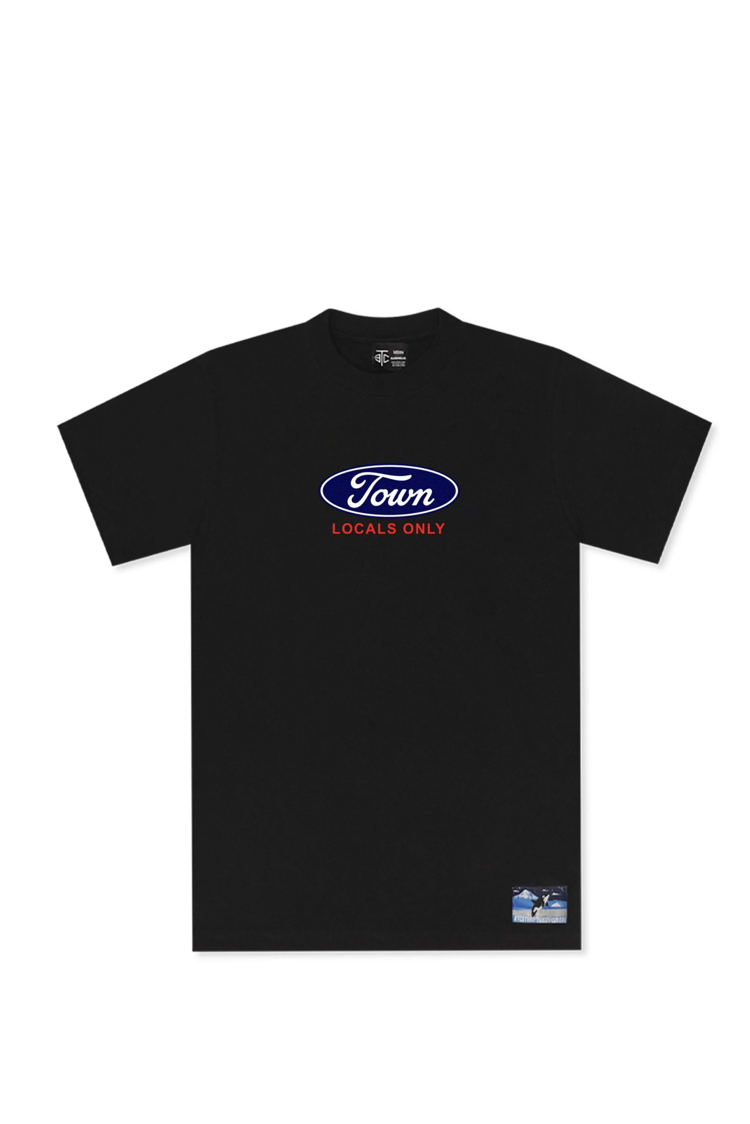 TOWN LOCALS ONLY TEE (BLACK)