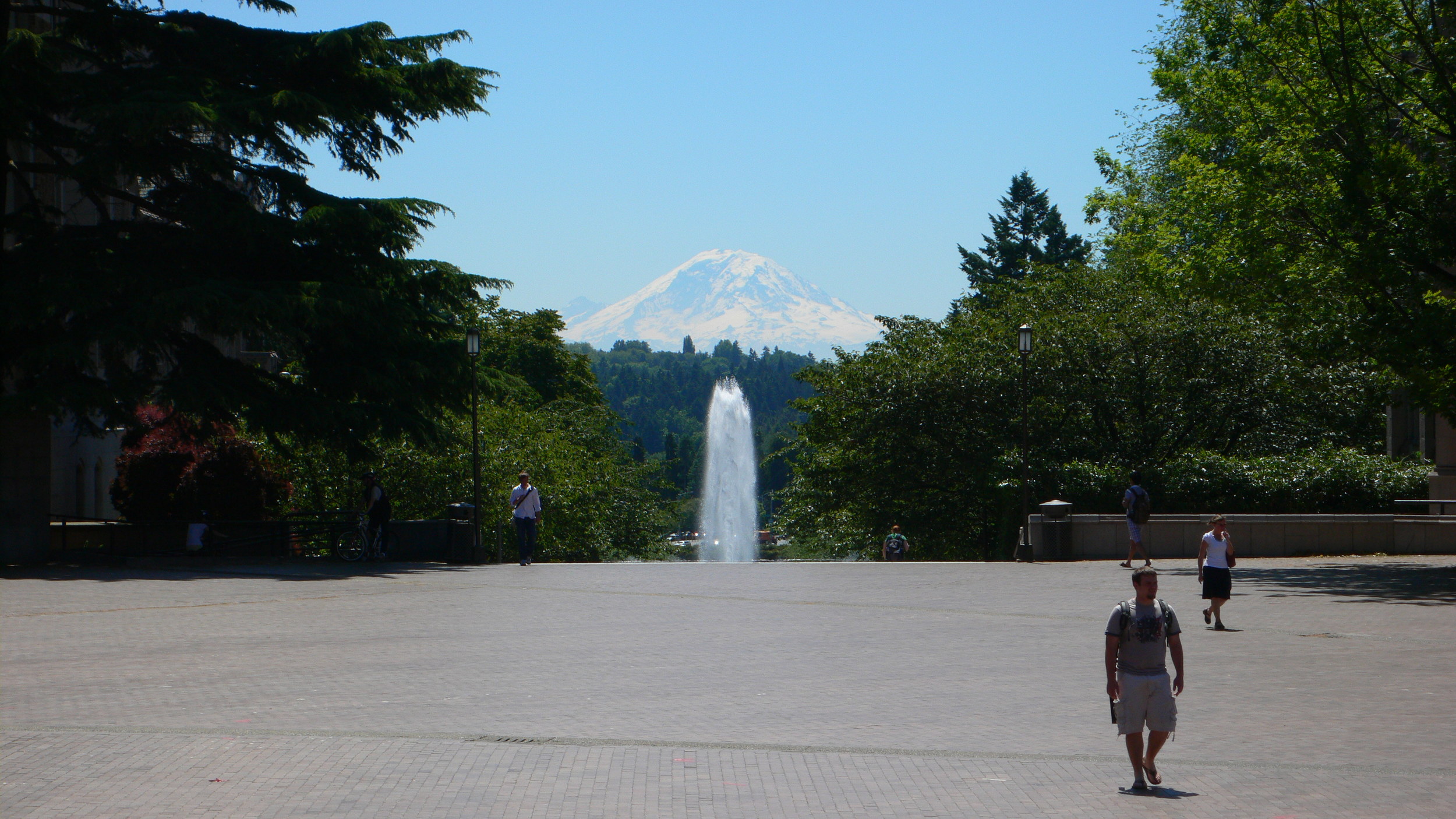 Mt. Rainier on a clear day.