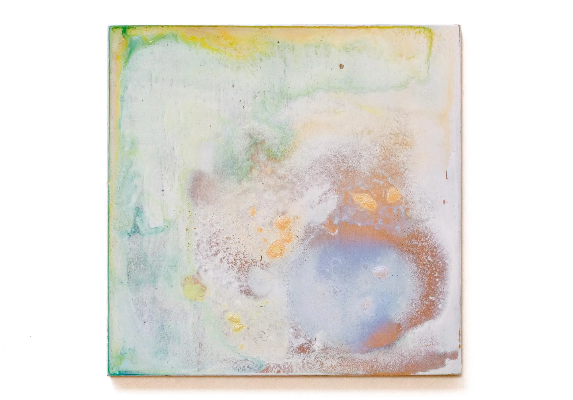 2016 Acrylic,mineral pigment powder and metallic powder on board H27.3cm x W27.3cm